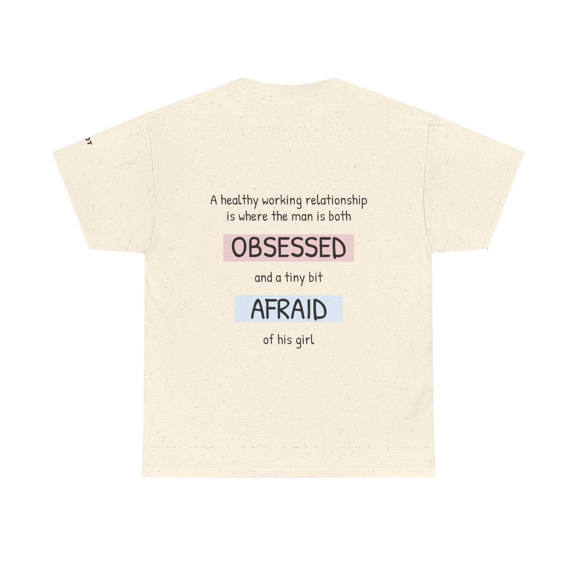 A healthy working relationship is where the man is both obsessed and a tiny bit afraid of his girl. - The Voice