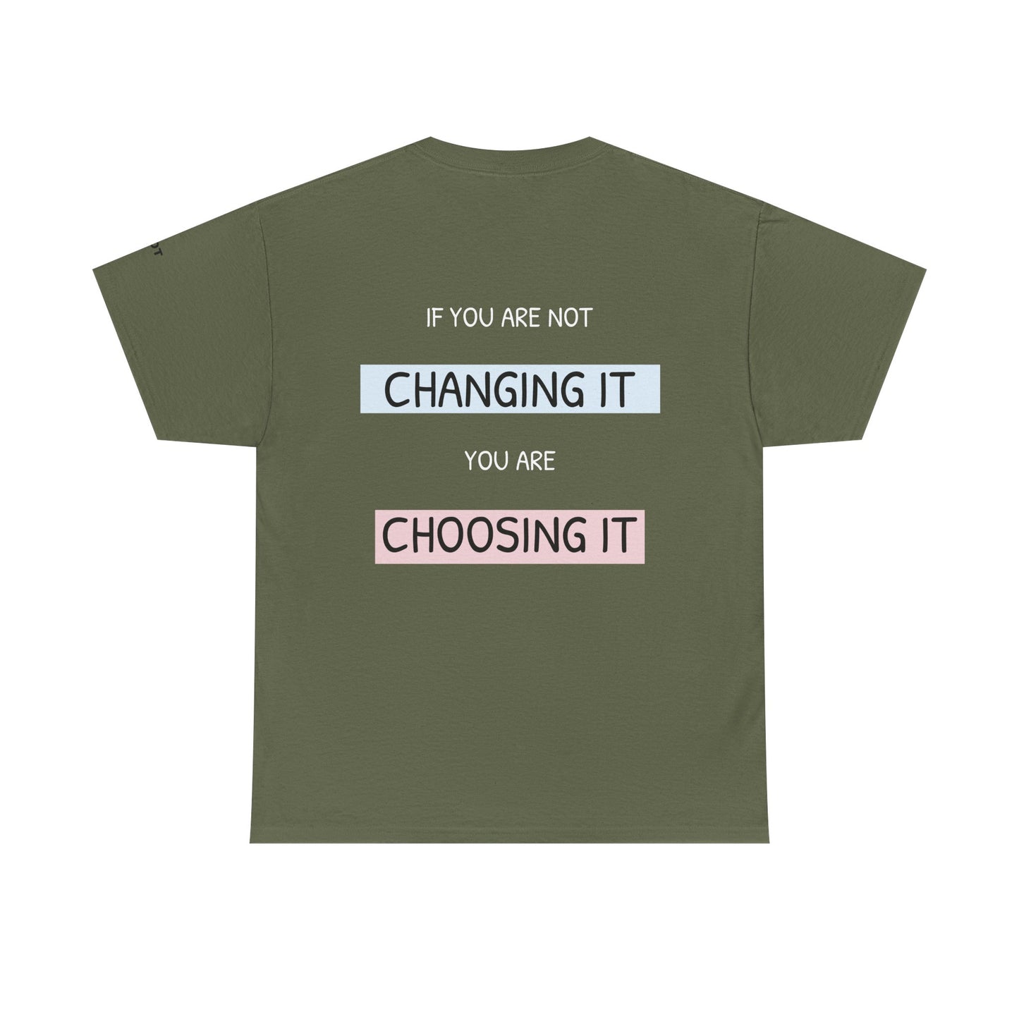 If you're not changing it, you're choosing it. - The Voice