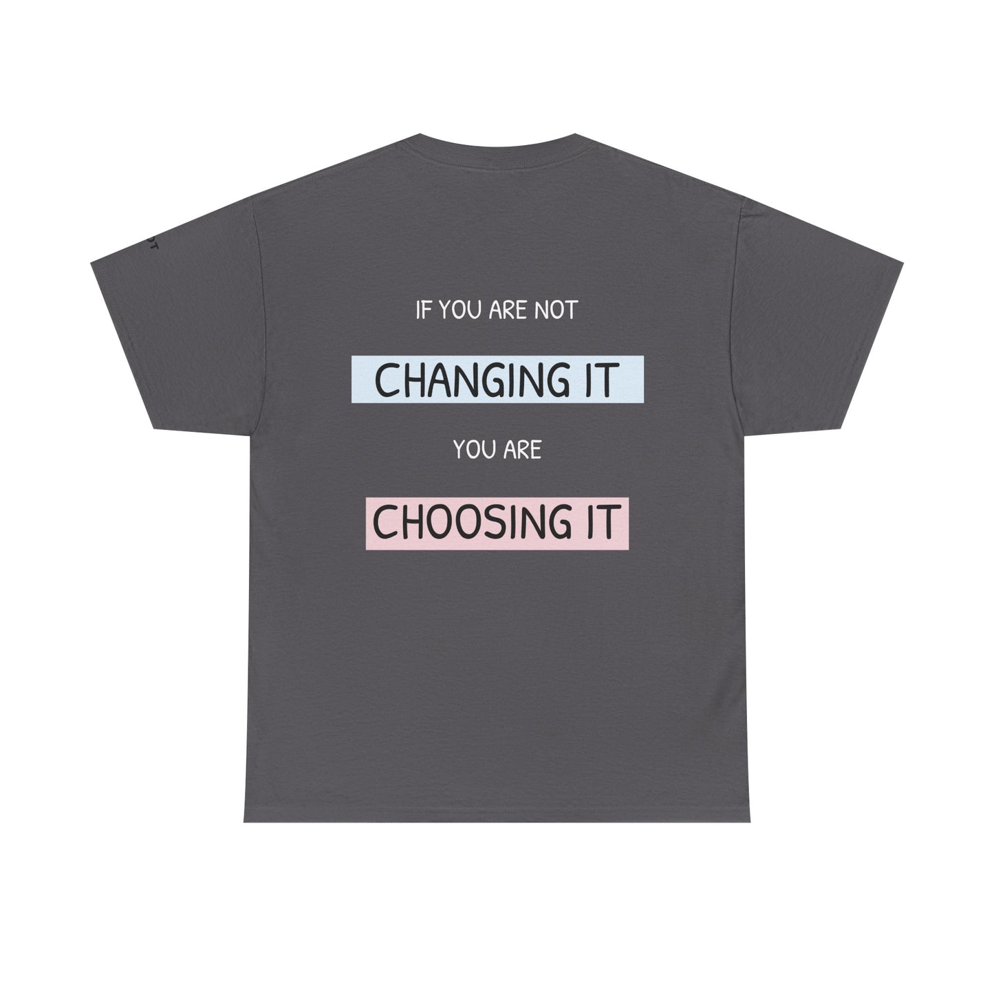 If you're not changing it, you're choosing it. - The Voice