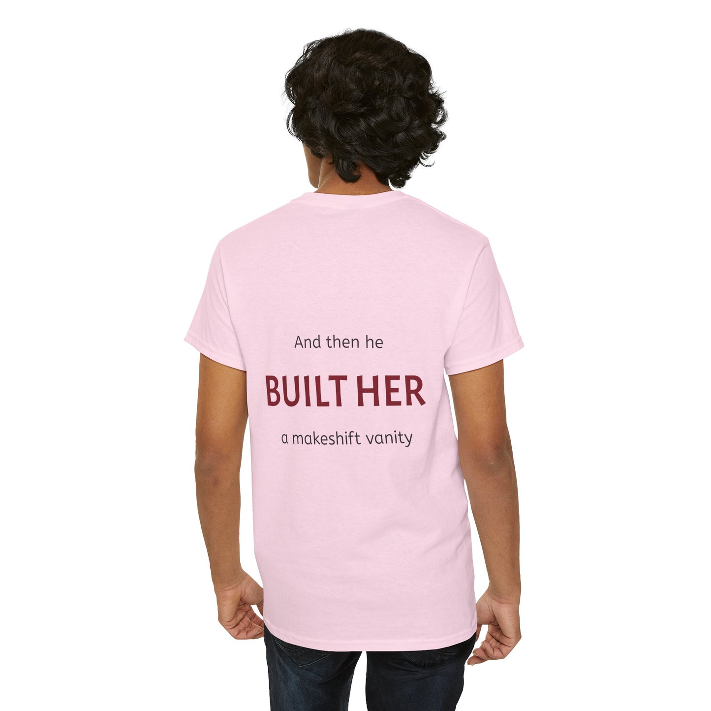 And then he built her a makeshift vanity. - The Voice