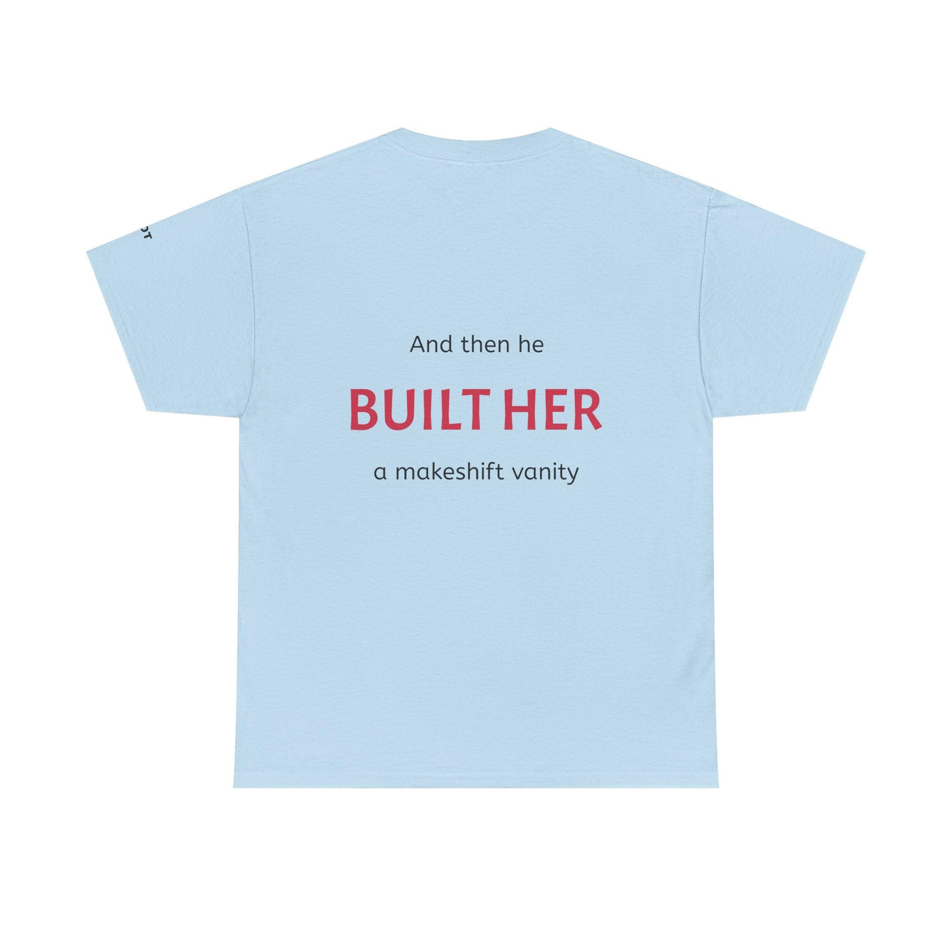 And then he built her a makeshift vanity. - The Voice