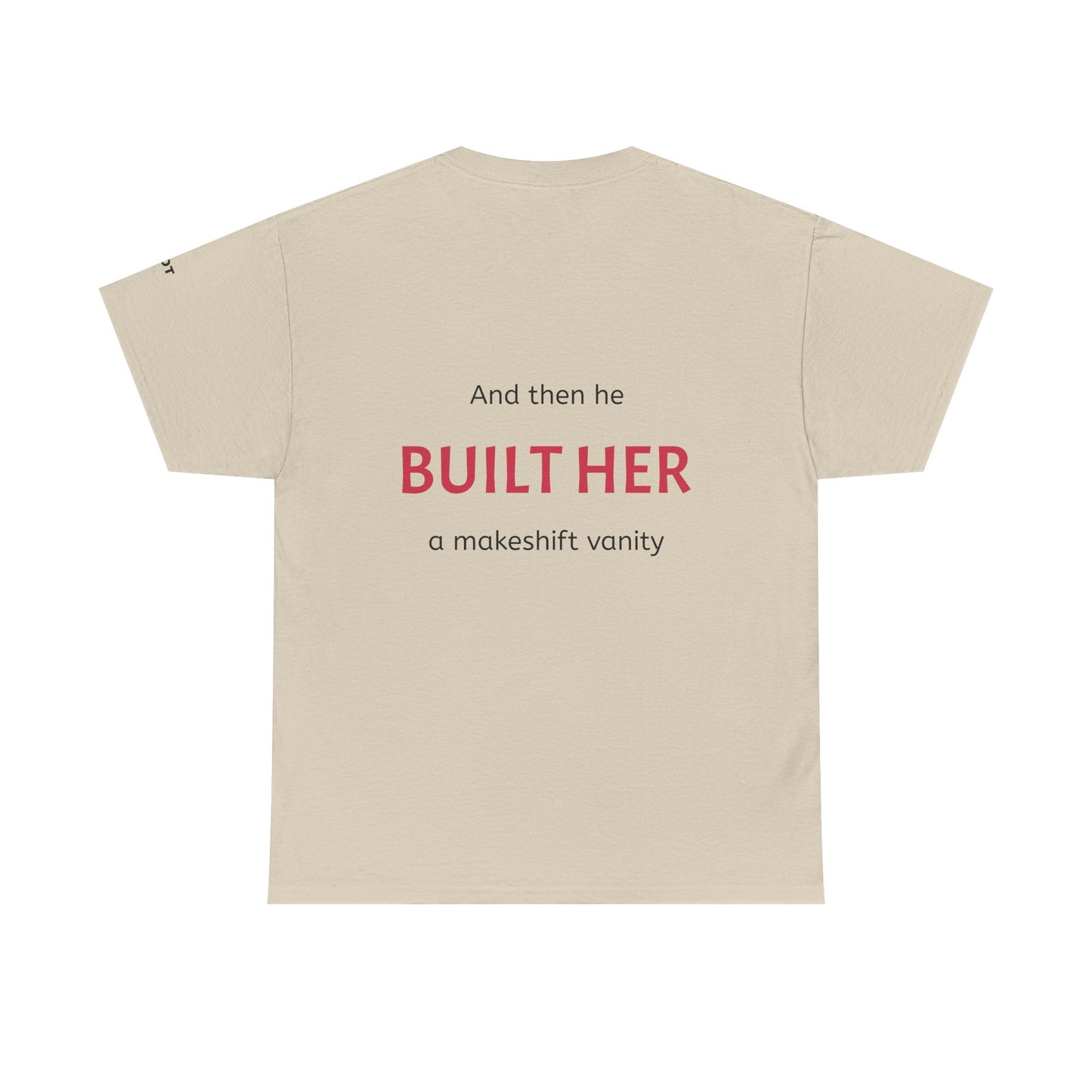 And then he built her a makeshift vanity. - The Voice