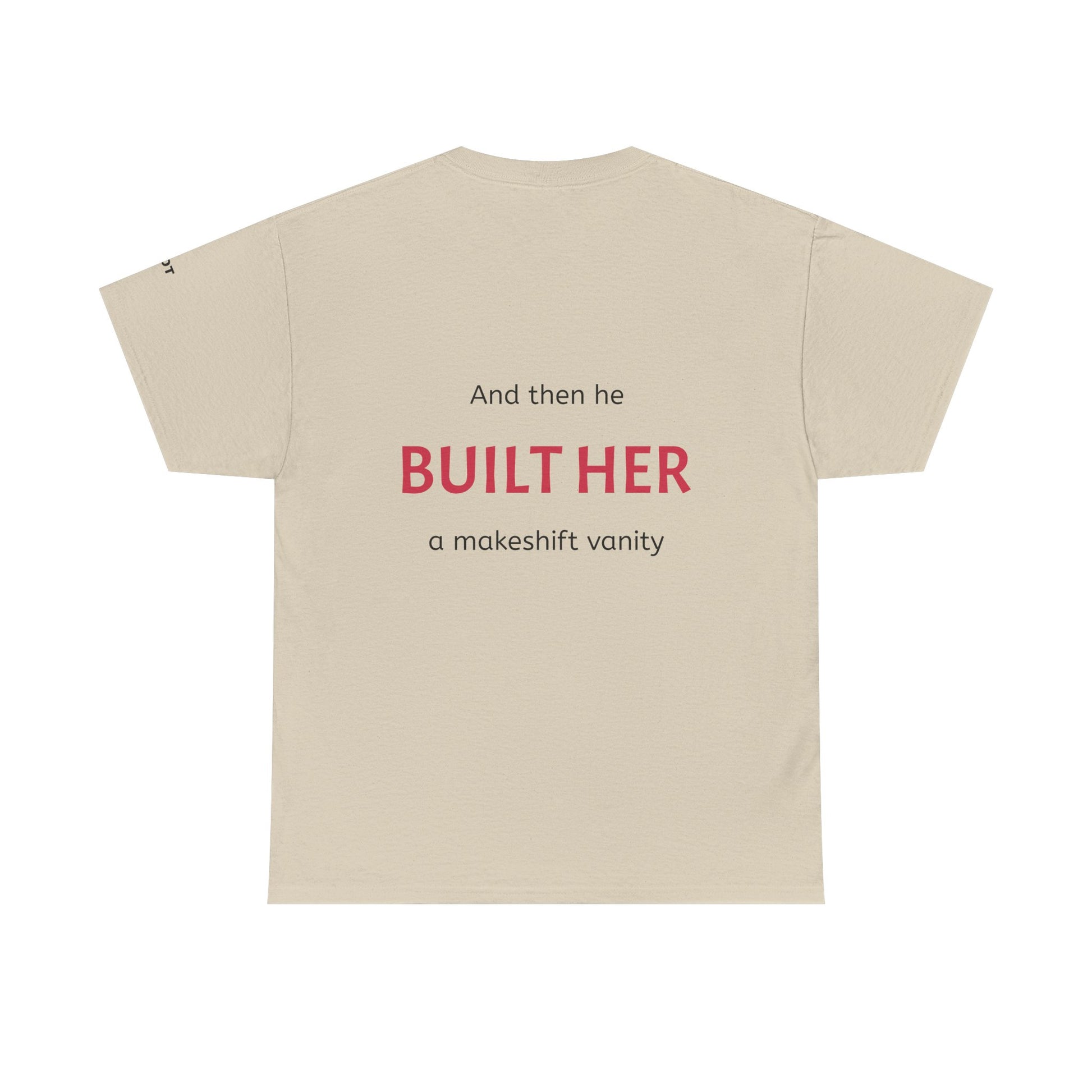 And then he built her a makeshift vanity. - The Voice