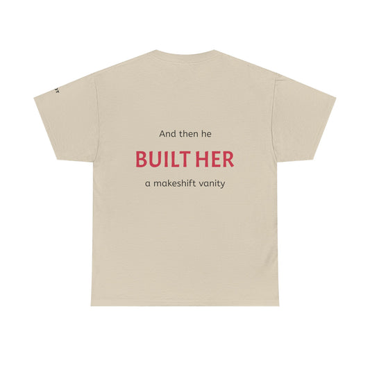 And then he built her a makeshift vanity. - The Voice