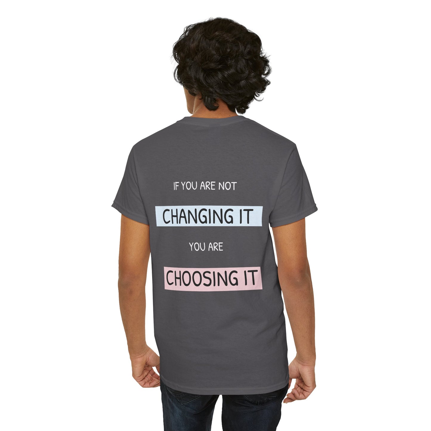 If you're not changing it, you're choosing it. - The Voice