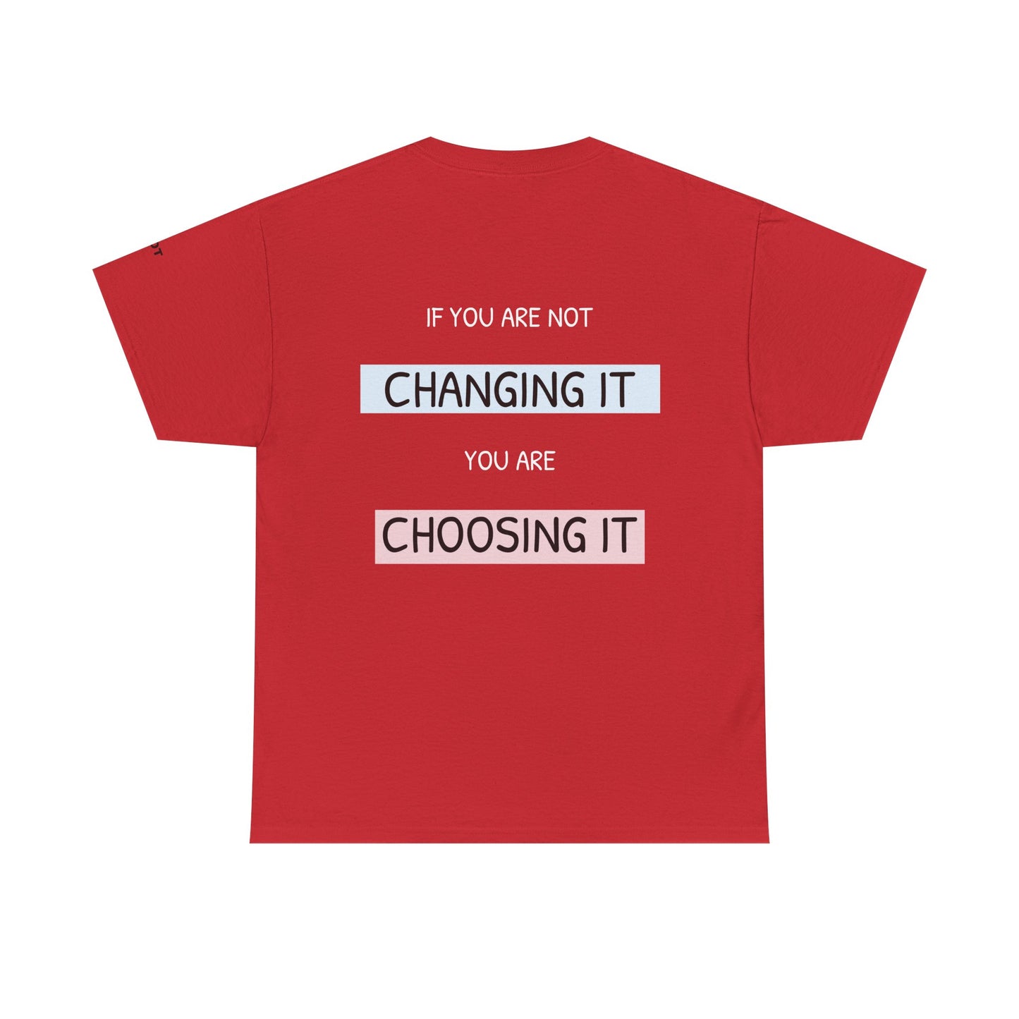 If you're not changing it, you're choosing it. - The Voice