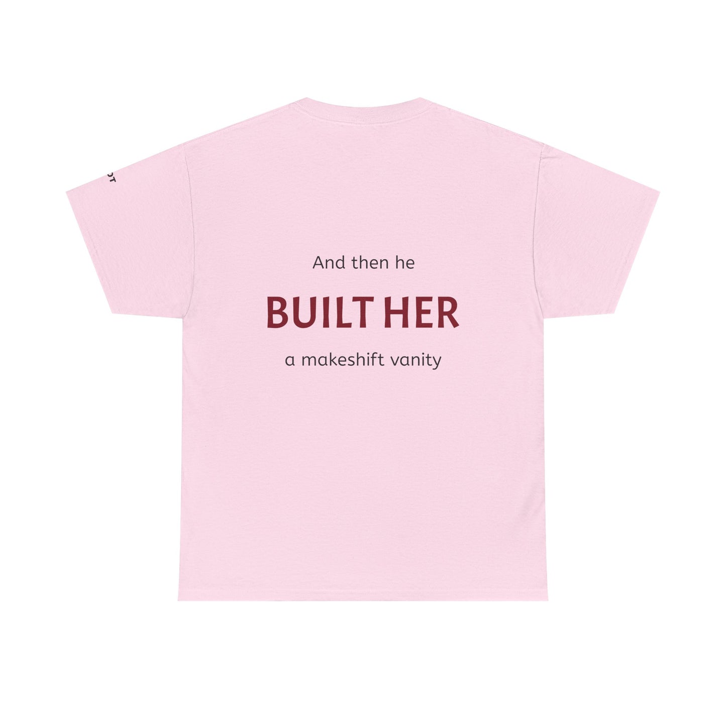 And then he built her a makeshift vanity. - The Voice