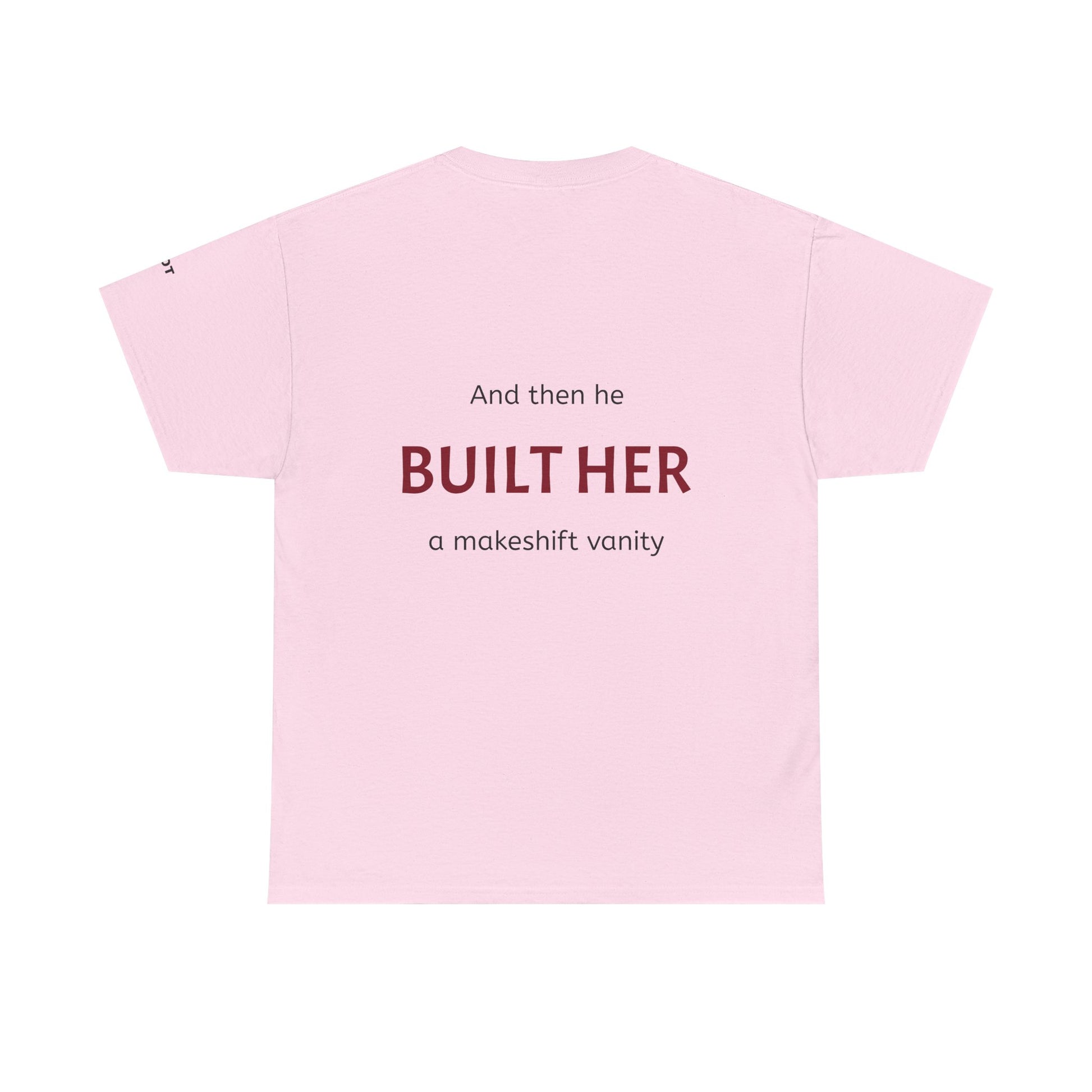 And then he built her a makeshift vanity. - The Voice