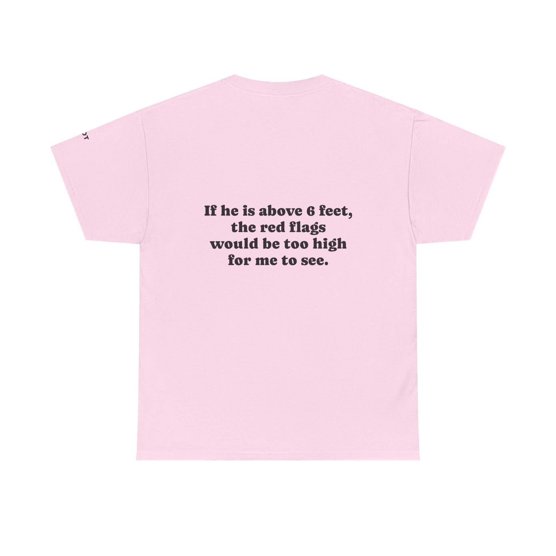 If he is above 6 feet, the red flags would be too high for me to see. - The Voice