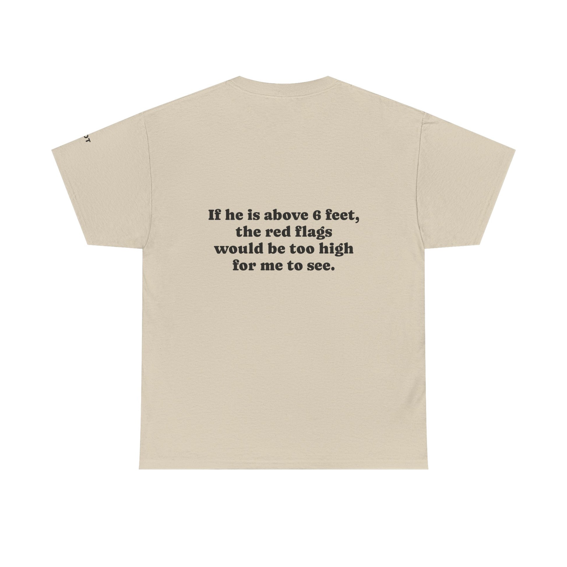 If he is above 6 feet, the red flags would be too high for me to see. - The Voice