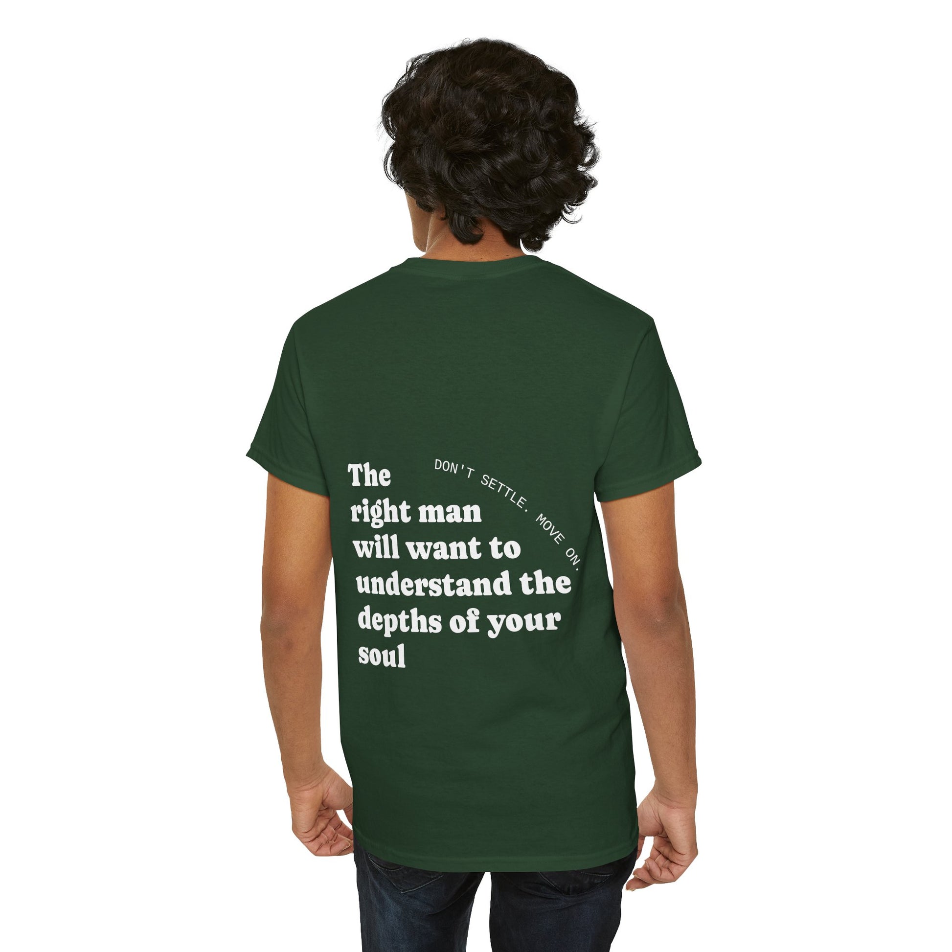 The right man will want to understand the depth of your beautiful soul. Don't settle. Move on. - The Voice