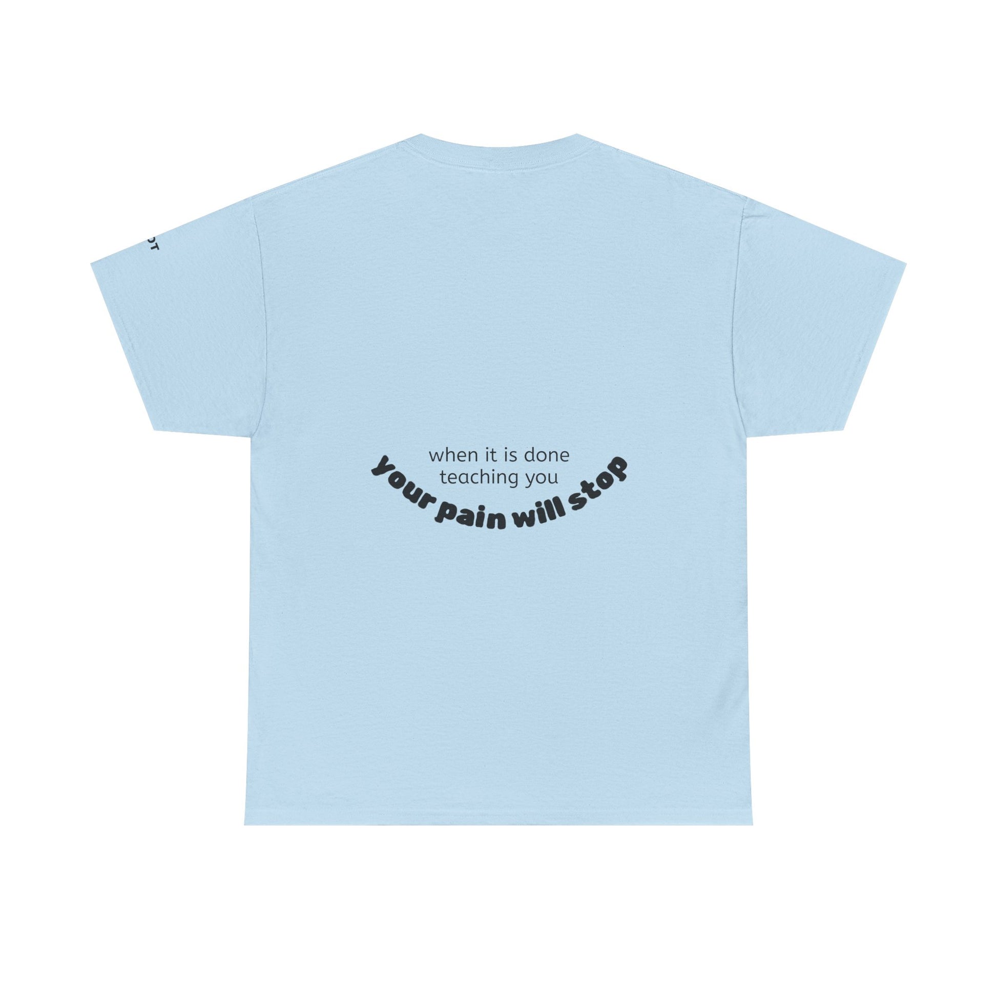 Your pain will stop when it is done teaching you - The Voice