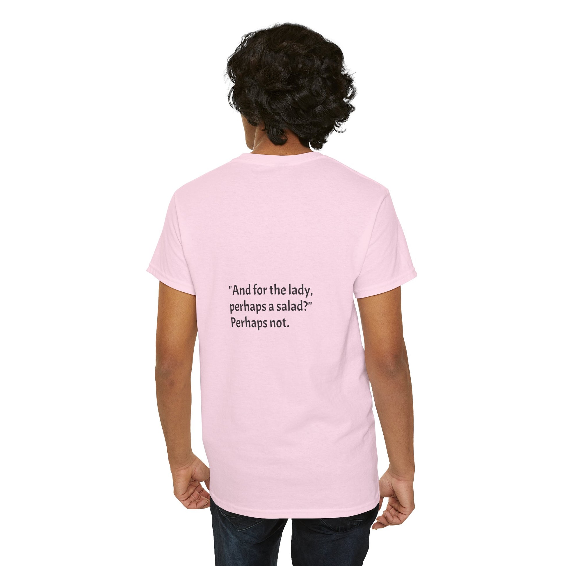 And for the lady, perhaps a salad? Perhaps not. - The Voice