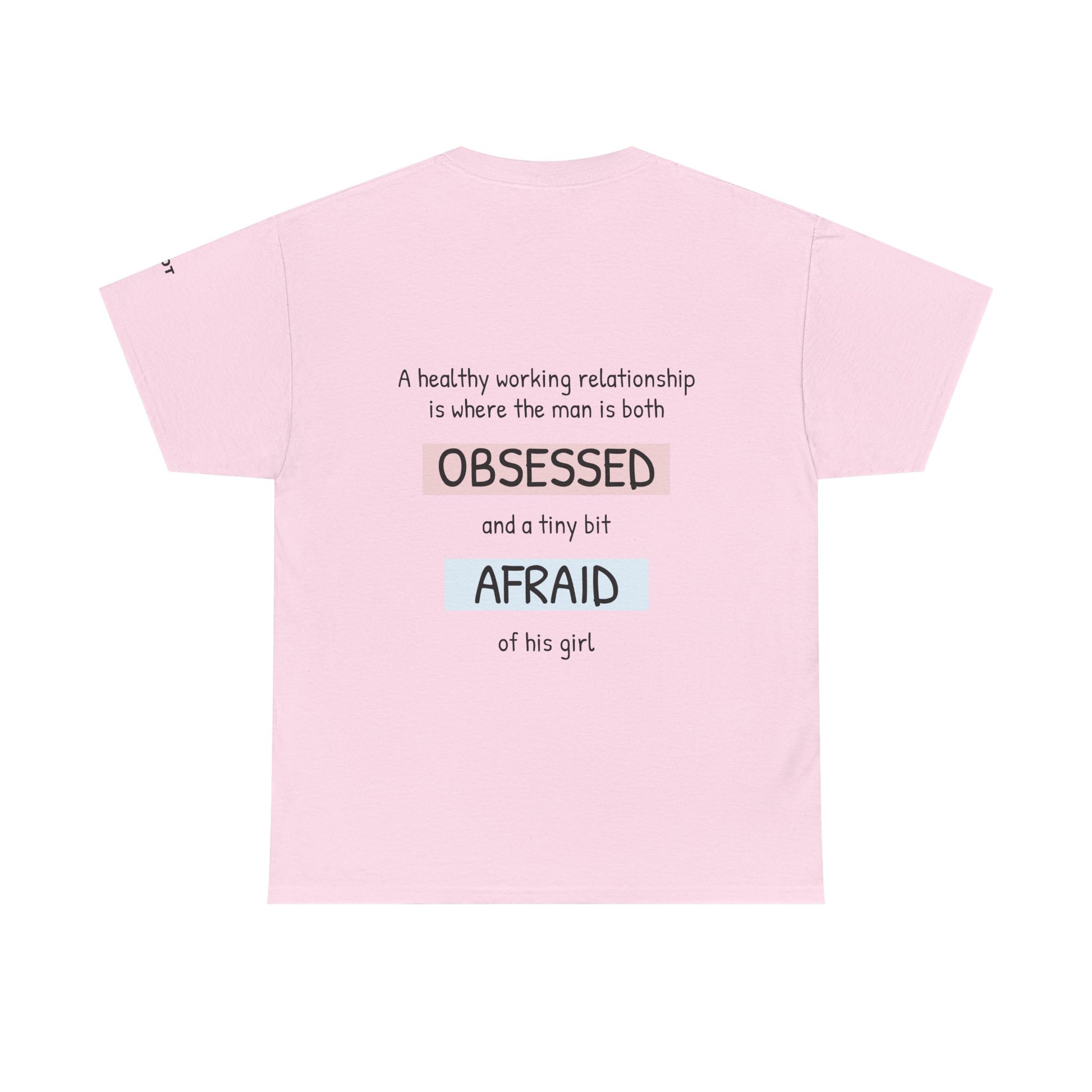 A healthy working relationship is where the man is both obsessed and a tiny bit afraid of his girl. - The Voice