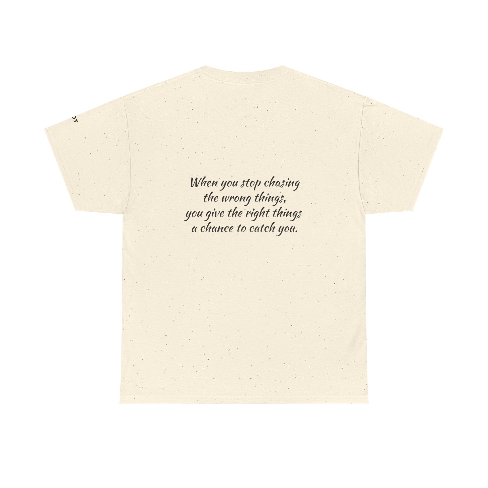 When you stop chasing the wrong things, you give the right things a chance to catch you. - The Voice