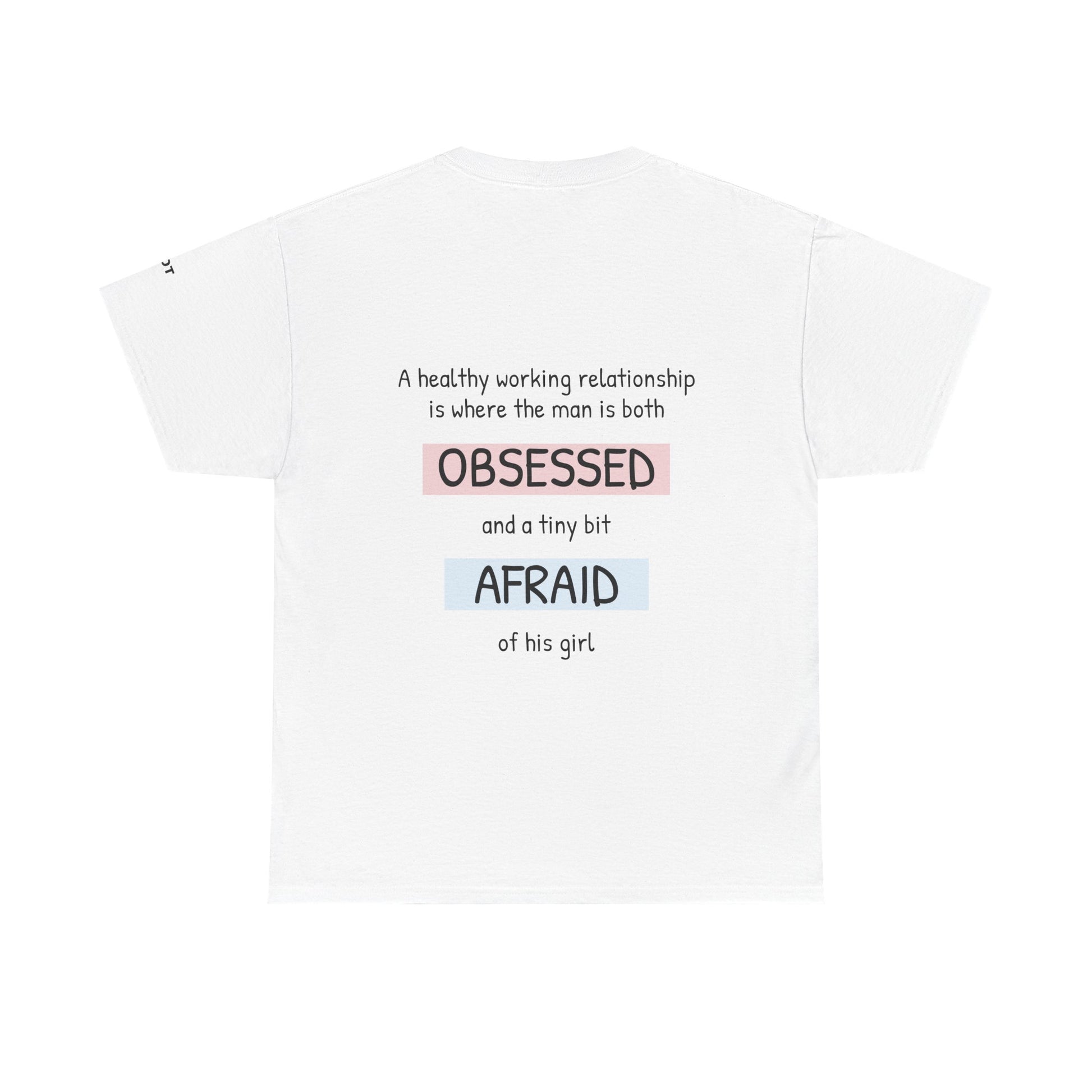 A healthy working relationship is where the man is both obsessed and a tiny bit afraid of his girl. - The Voice