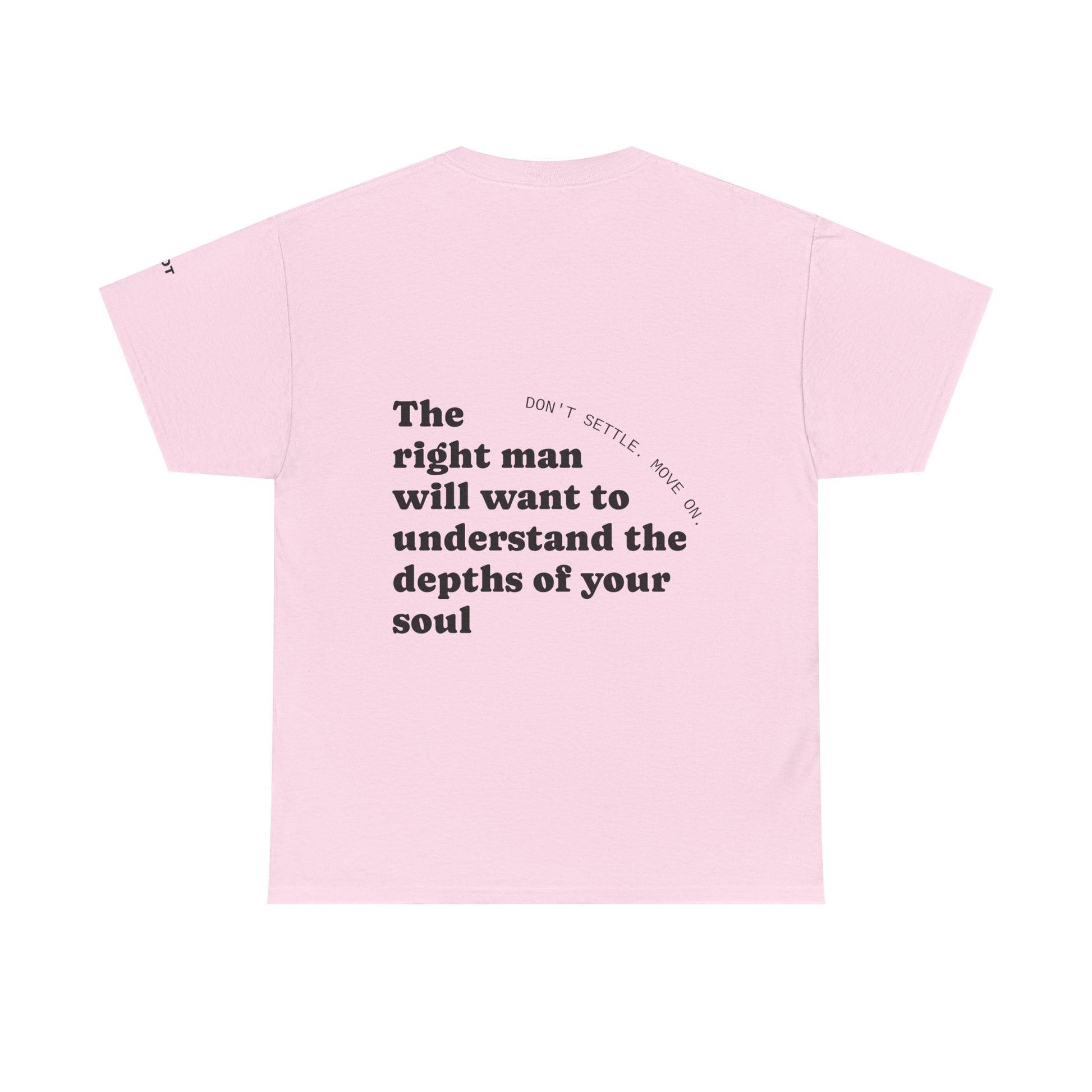 The right man will want to understand the depth of your beautiful soul. Don't settle. Move on. - The Voice