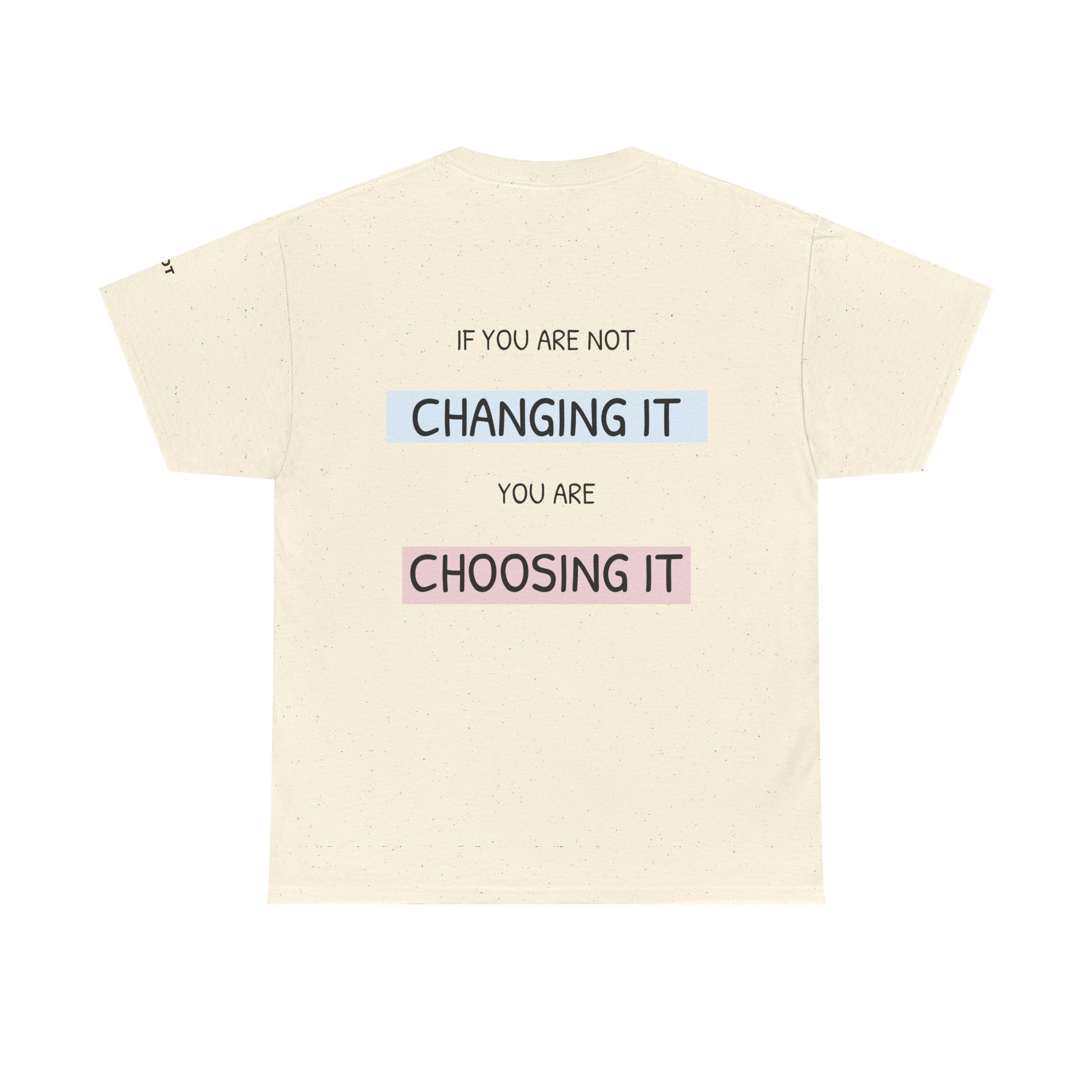 If you're not changing it, you're choosing it. - The Voice