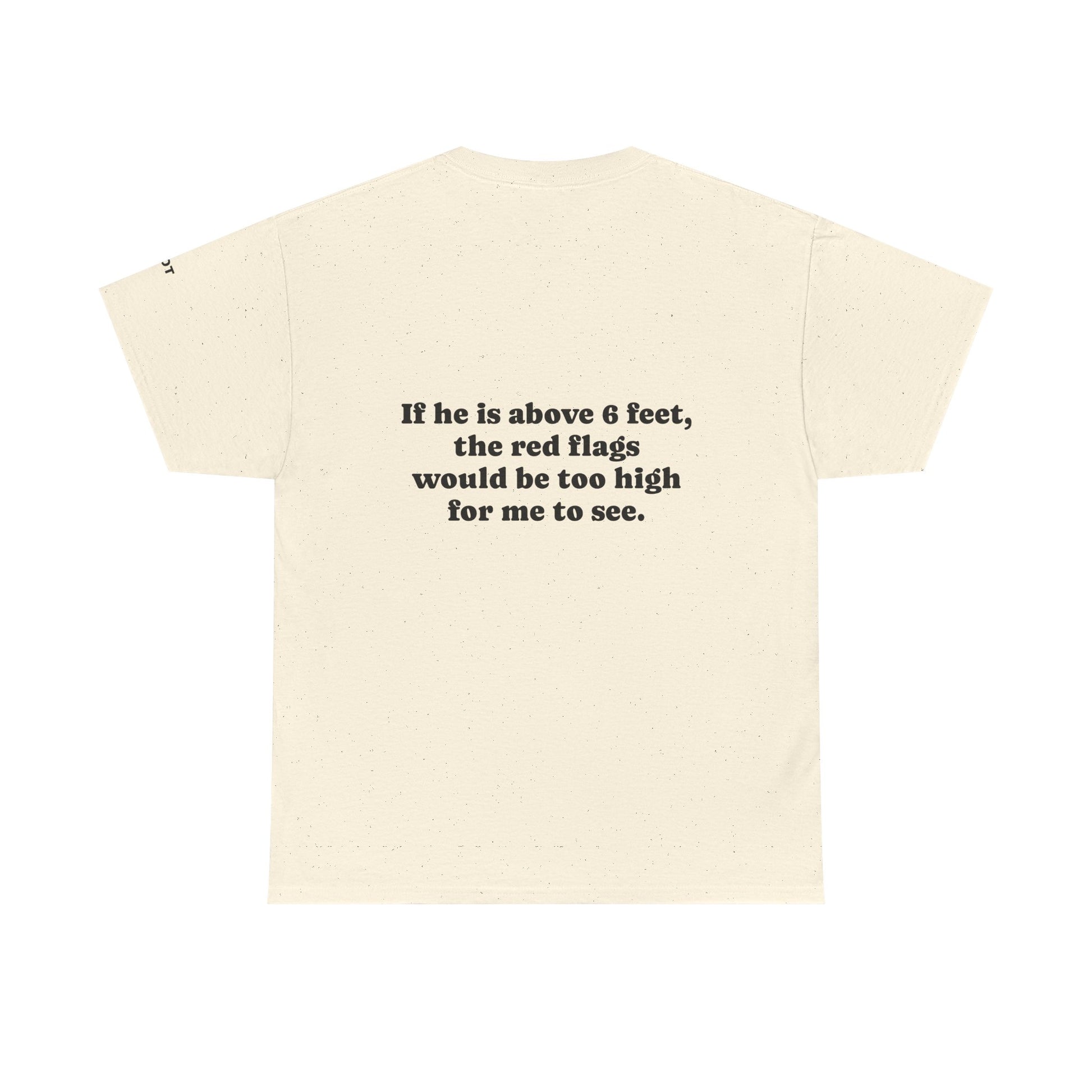 If he is above 6 feet, the red flags would be too high for me to see. - The Voice