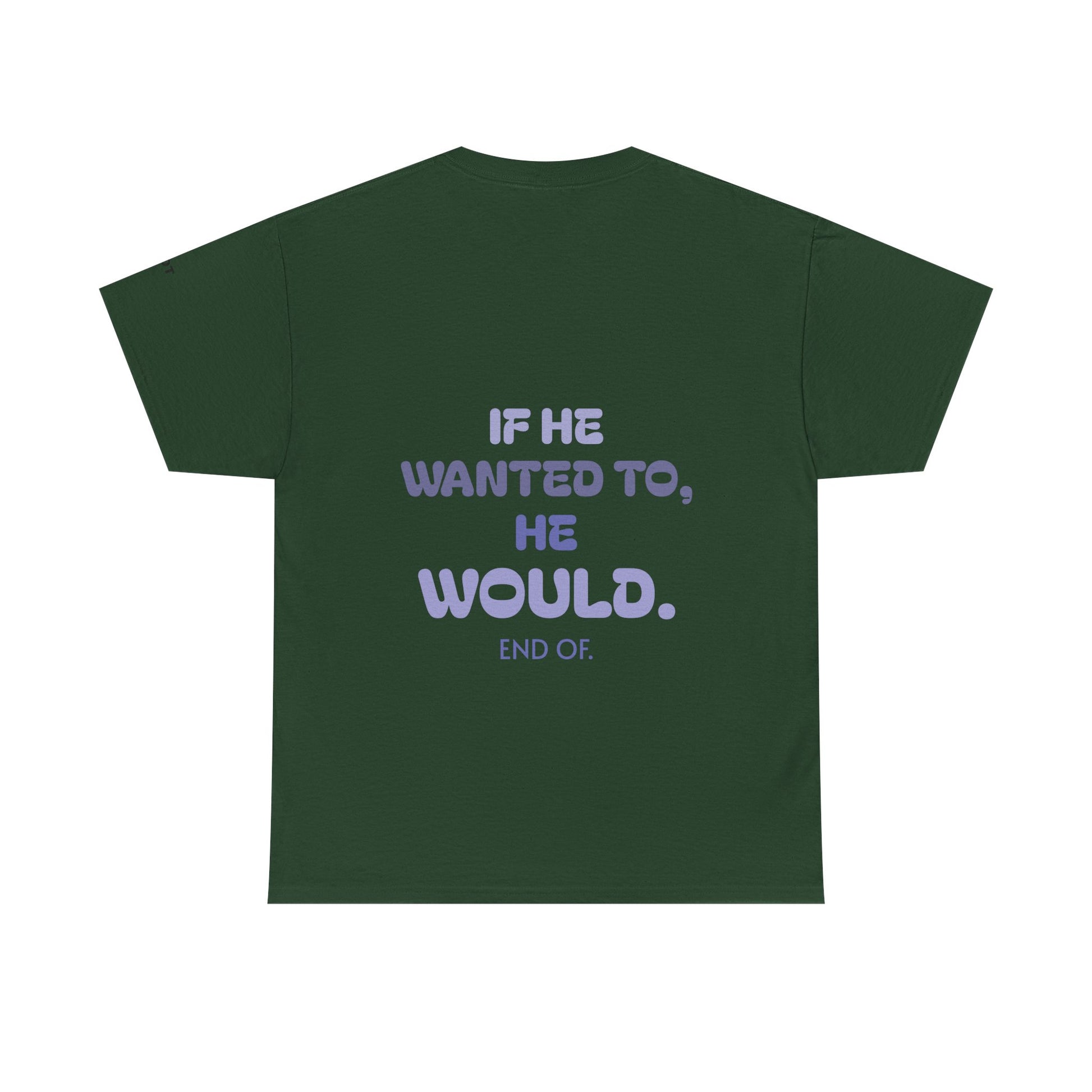 If he wanted to, he would. End of. - The Voice