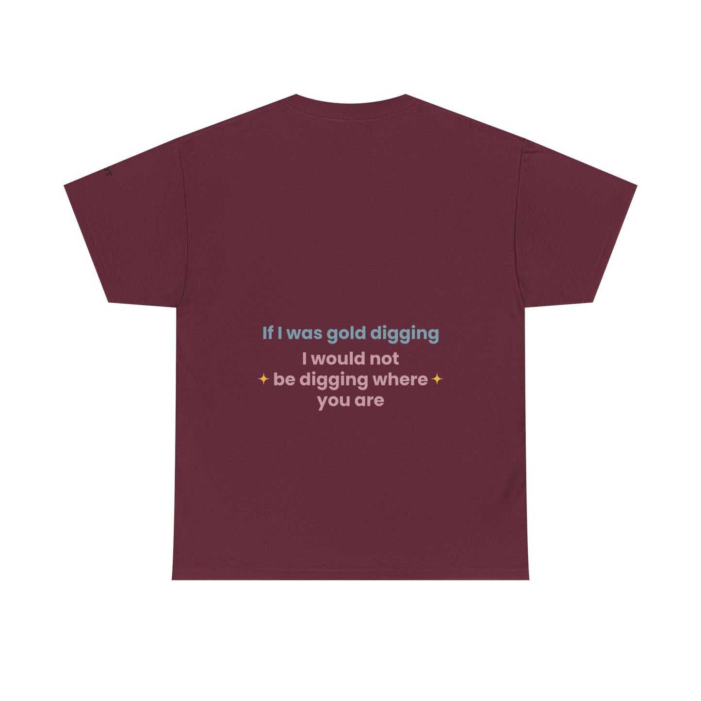 If I was gold digging, I would not be digging where you are - The Voice