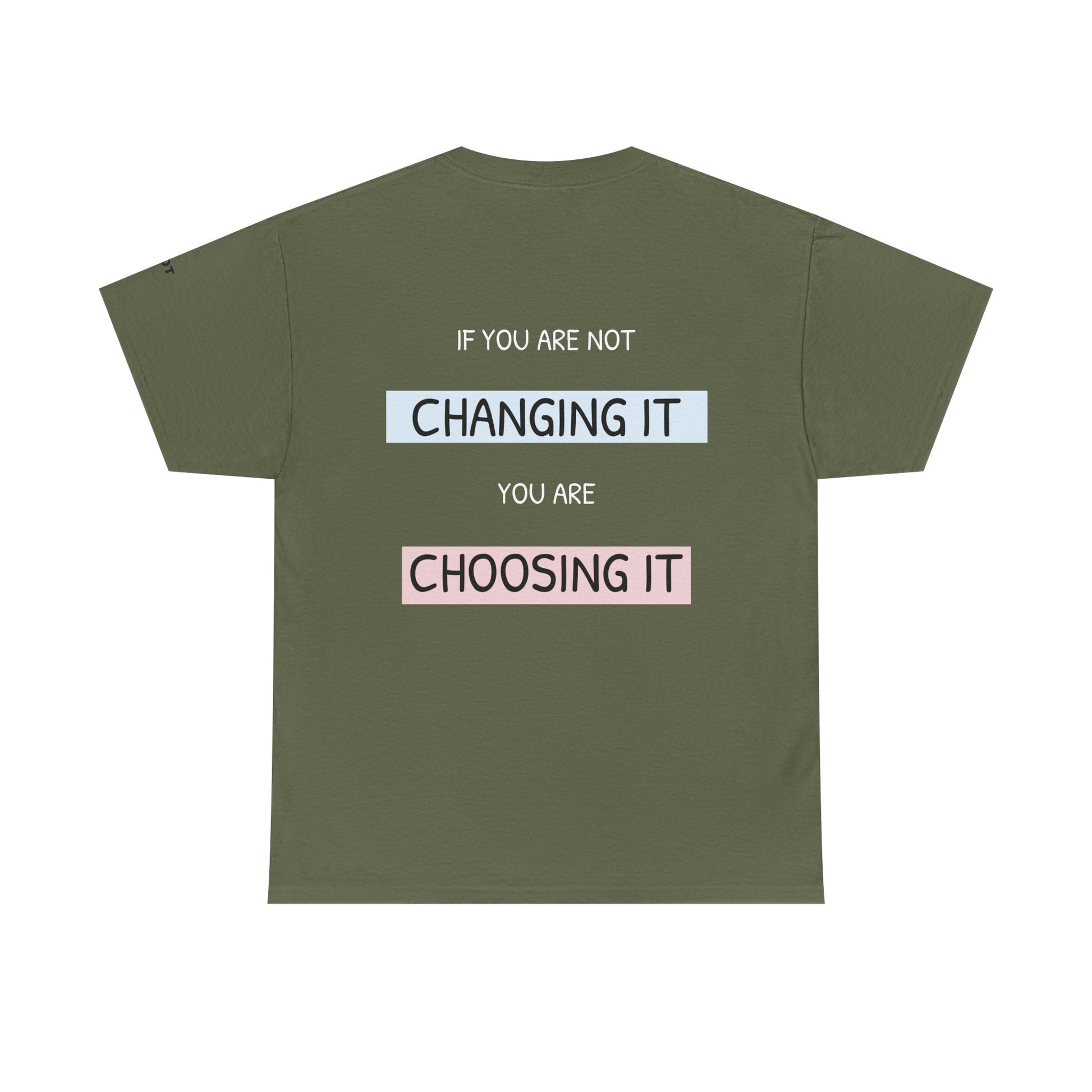 If you're not changing it, you're choosing it. - The Voice