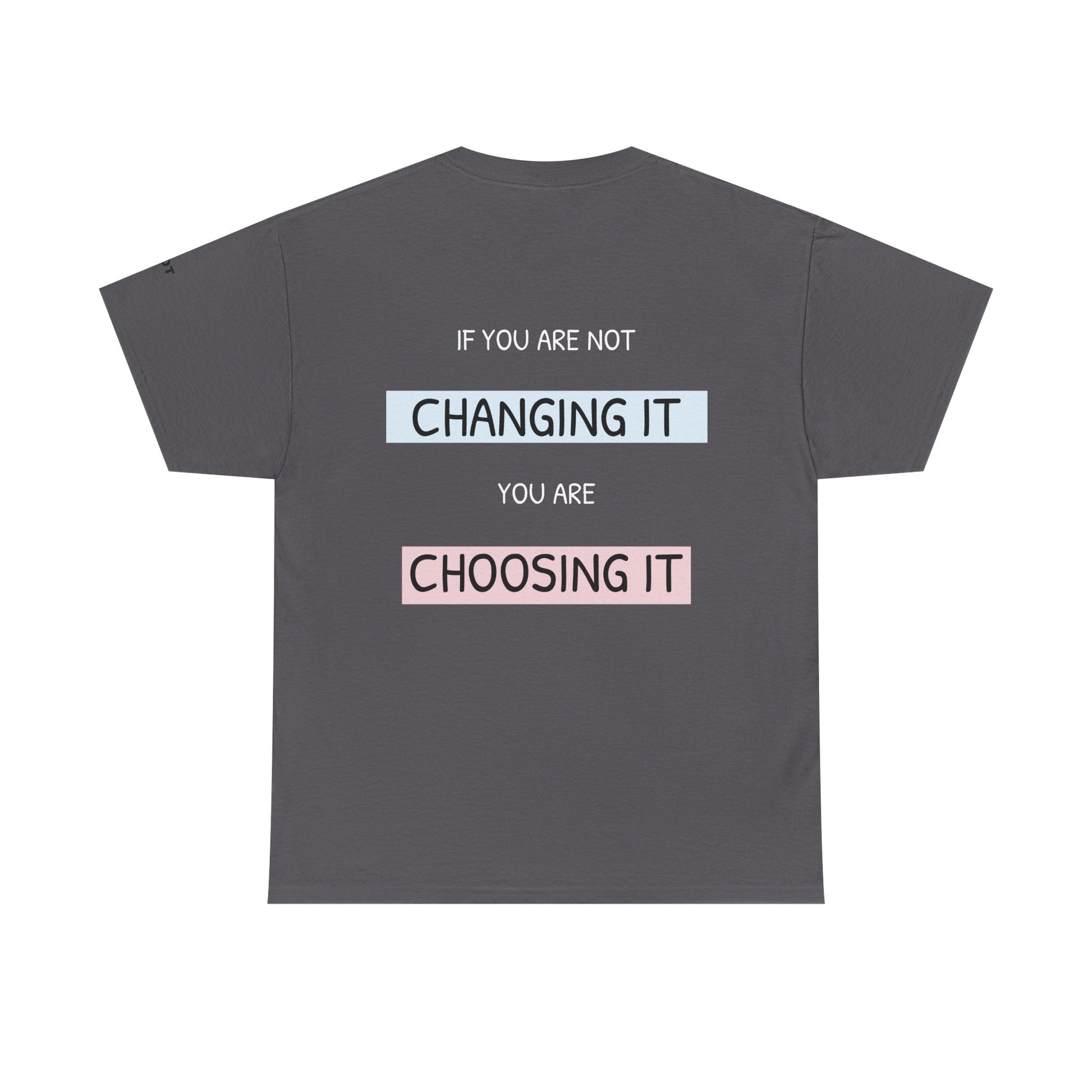 If you're not changing it, you're choosing it. - The Voice