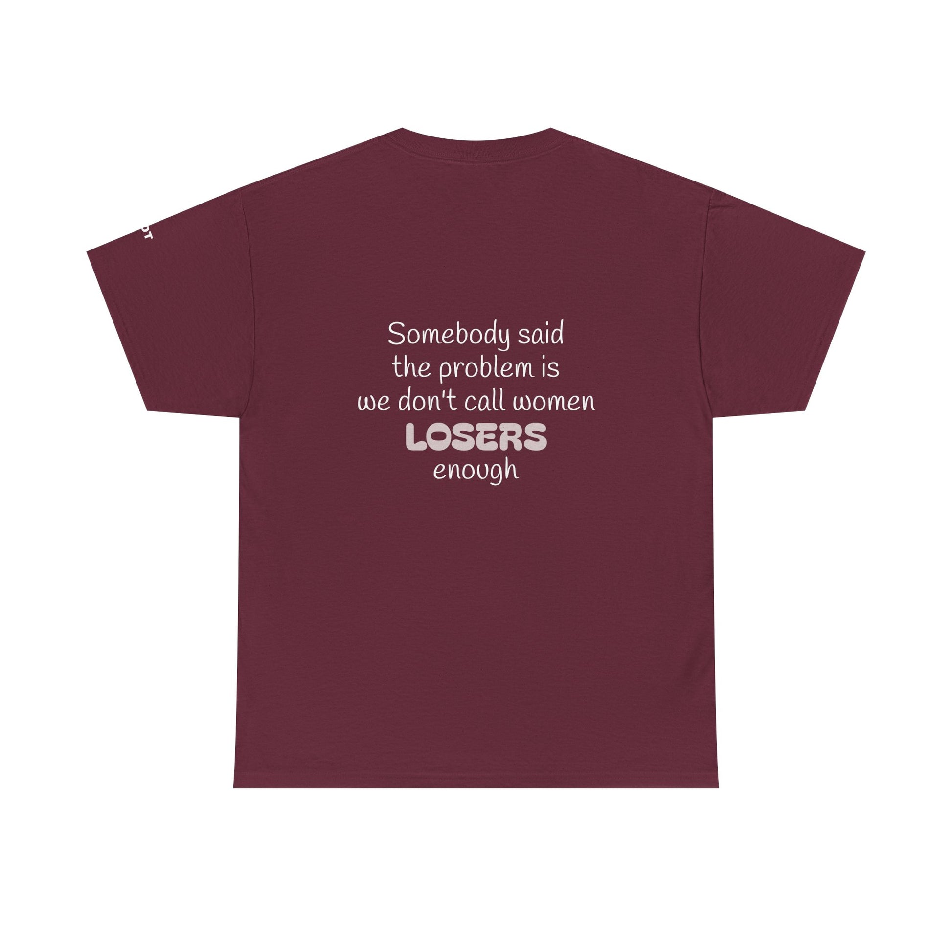 Somebody said the problem is we don't call women losers enough - The Voice