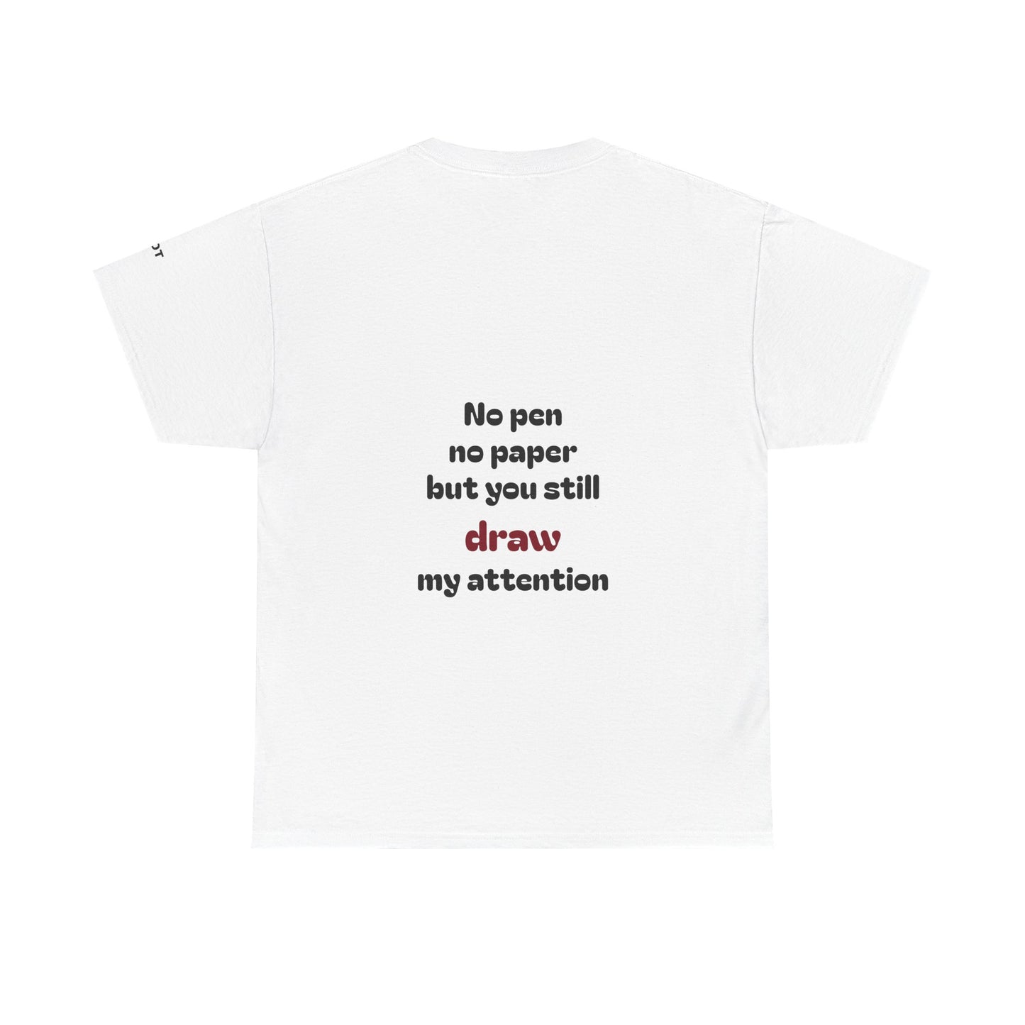 No pen, no paper, but you still draw my attention - The Voice