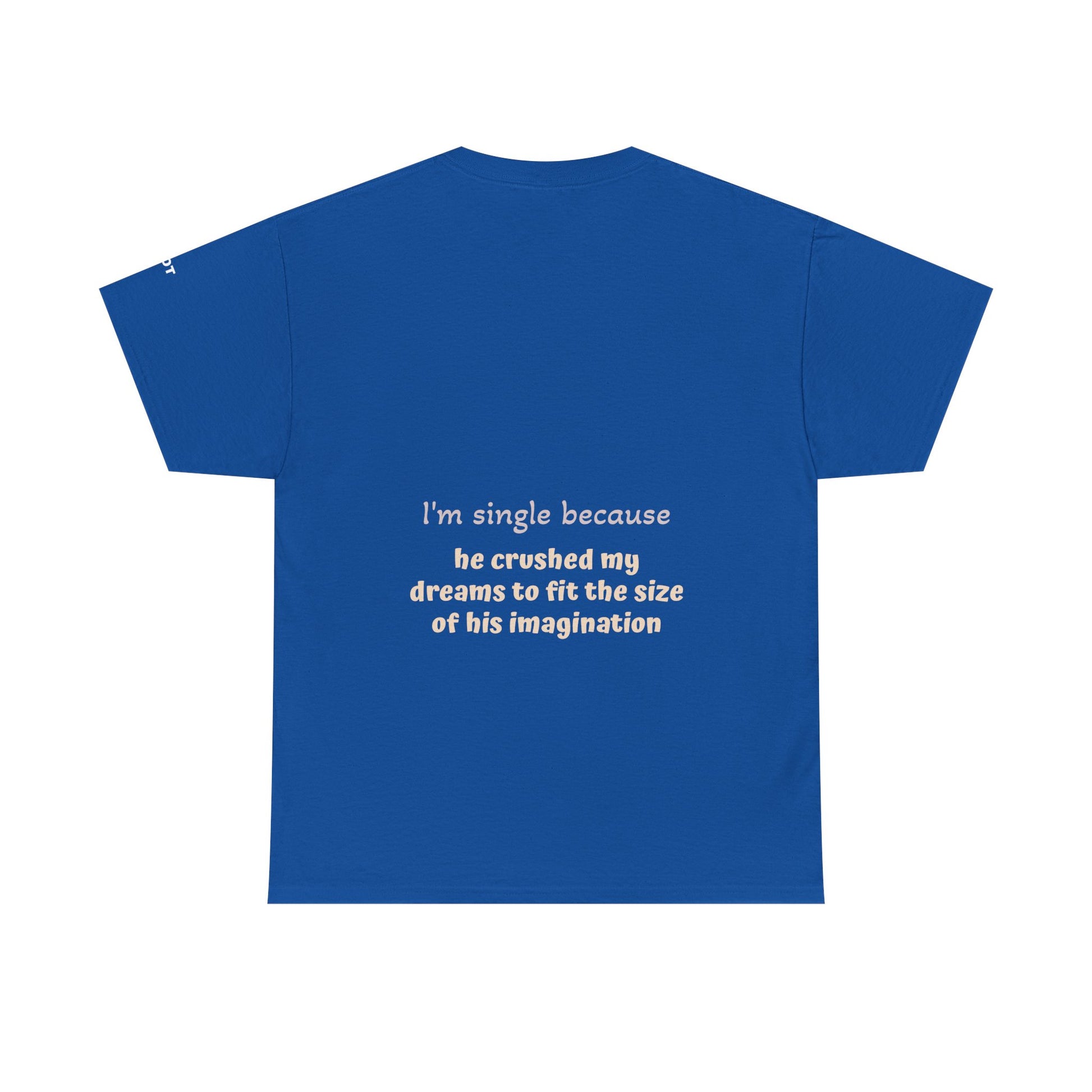 I'm single because he crushed my dreams to fit the size of his imagination - The Voice