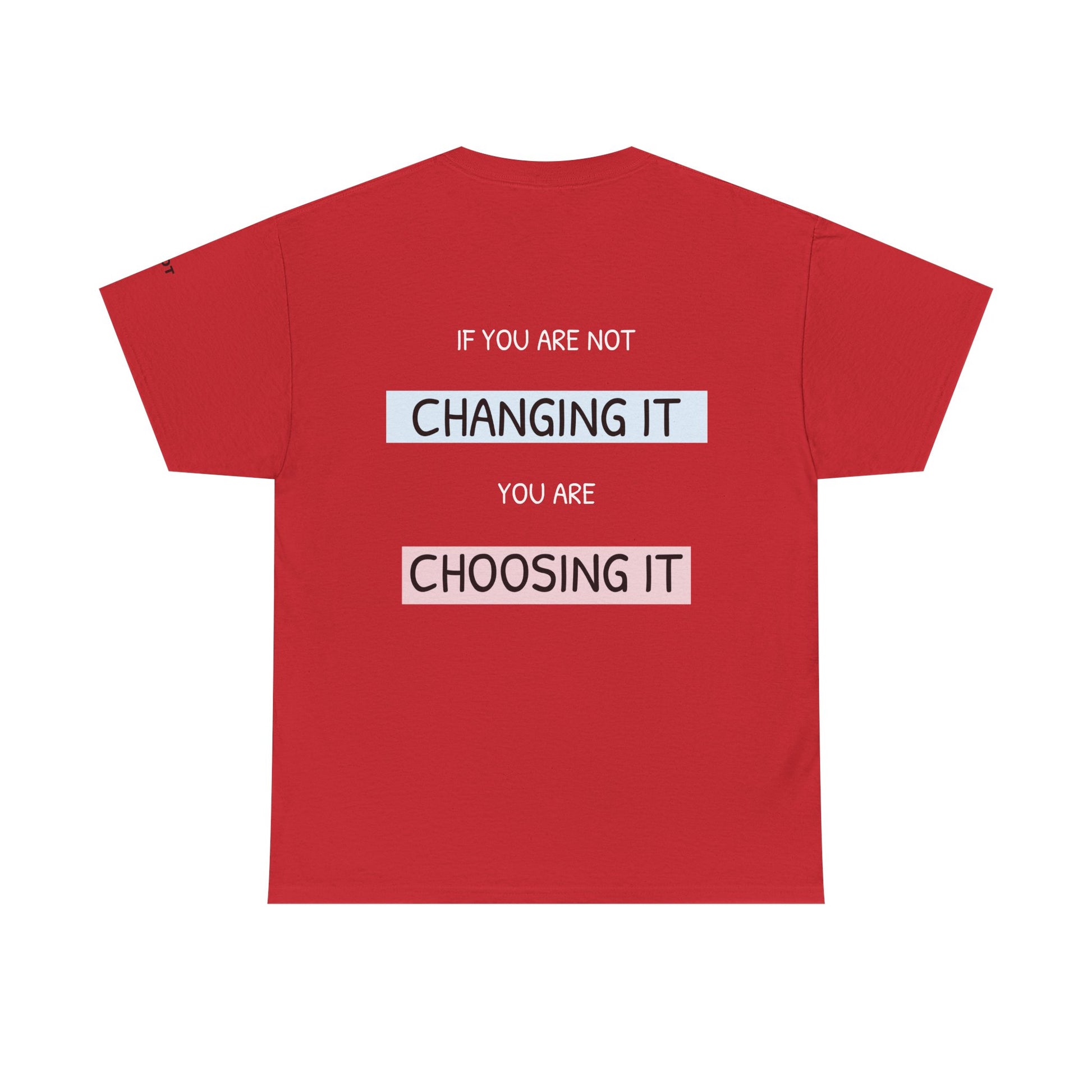 If you're not changing it, you're choosing it. - The Voice