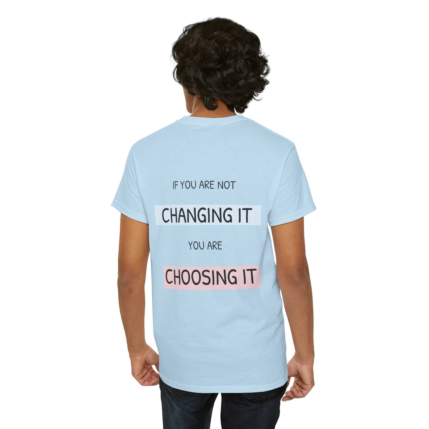 If you're not changing it, you're choosing it. - The Voice