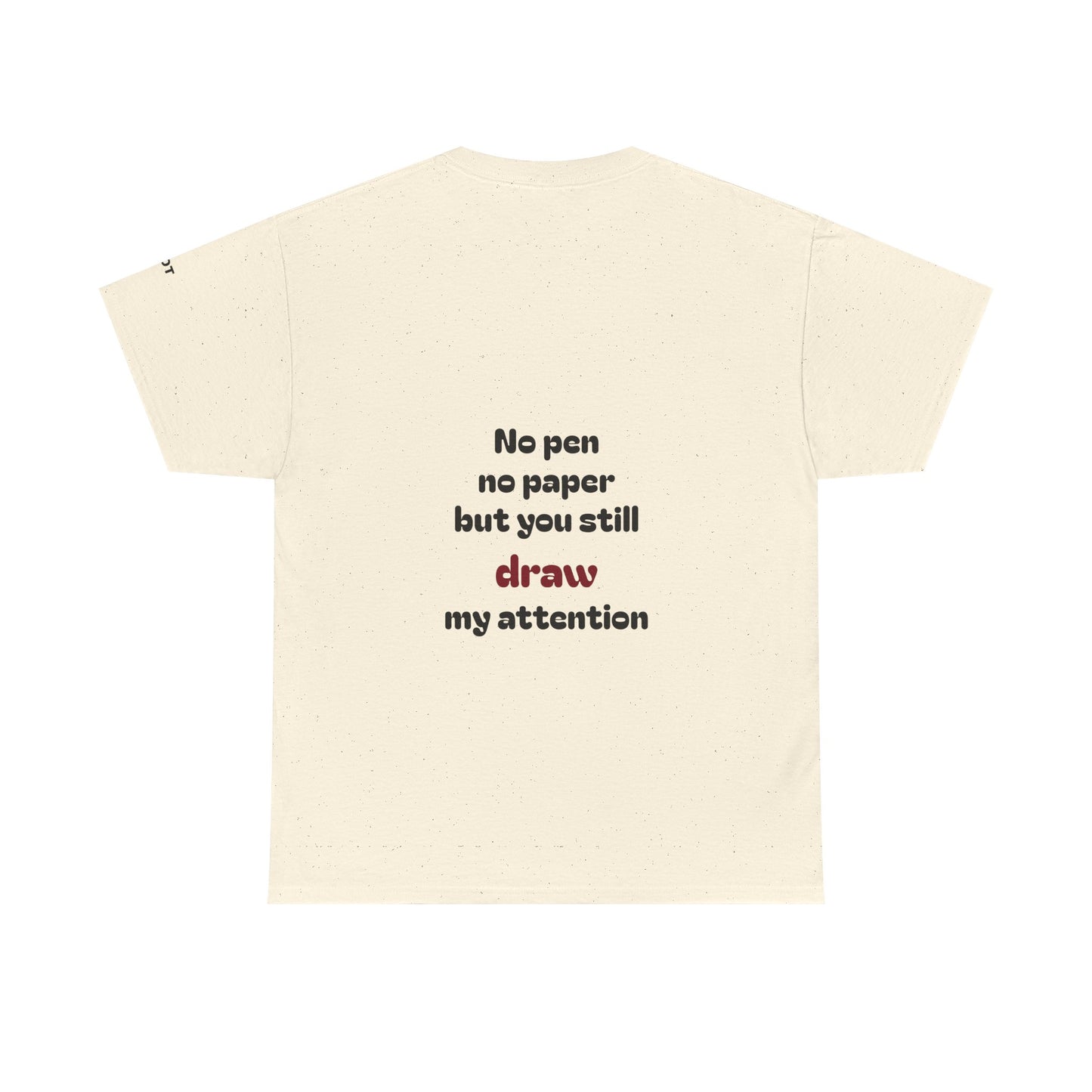 No pen, no paper, but you still draw my attention - The Voice
