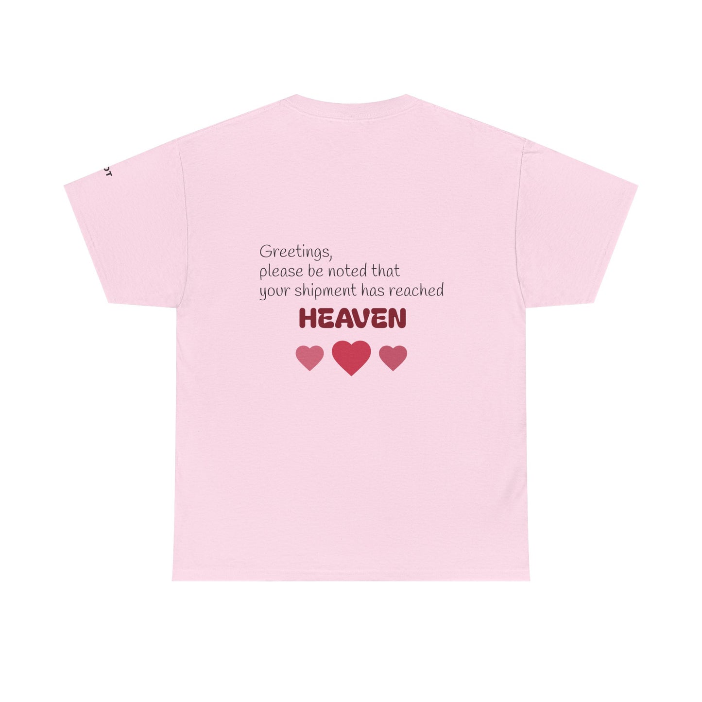 Greetings, please be noted that your shipment has reached heaven - The Voice