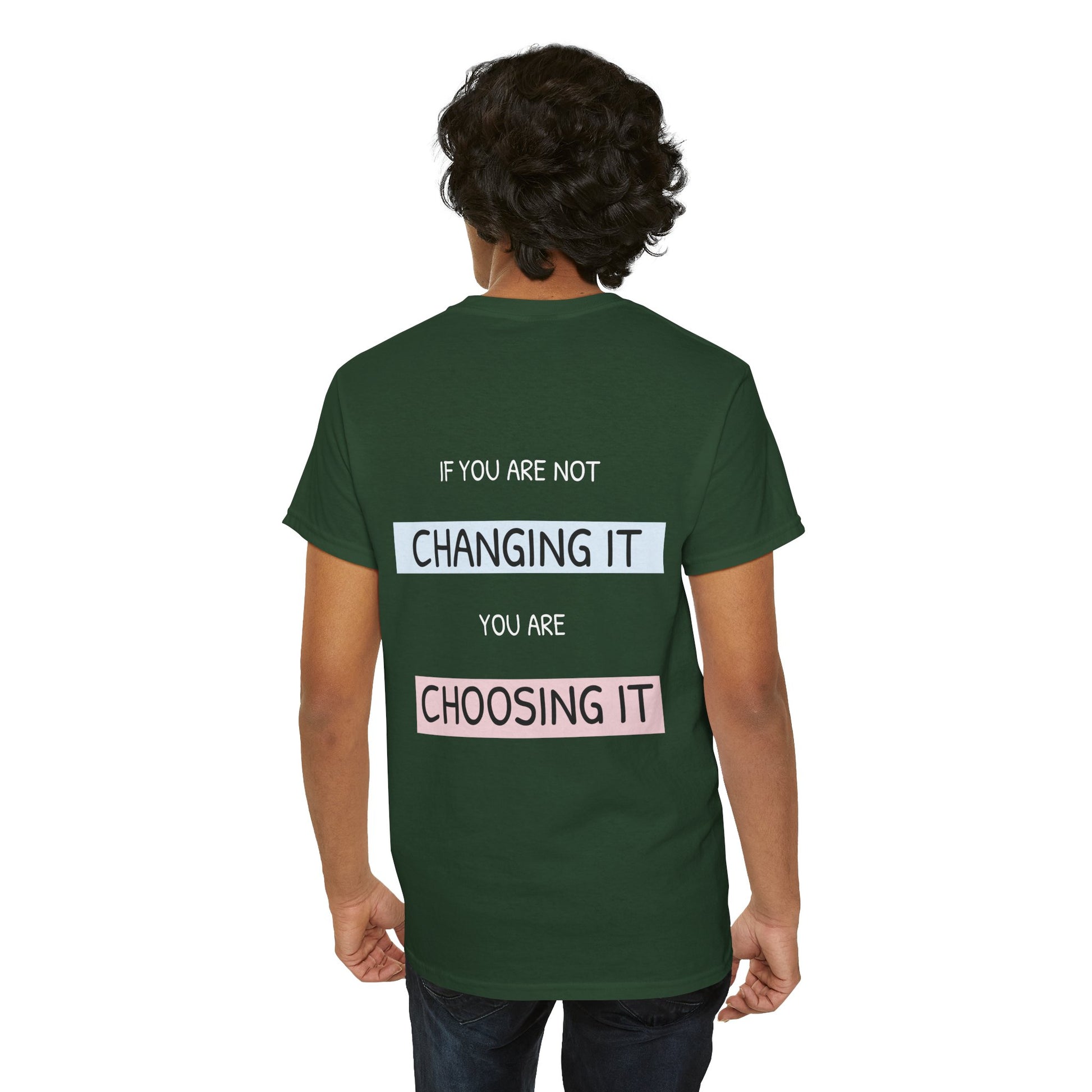 If you're not changing it, you're choosing it. - The Voice