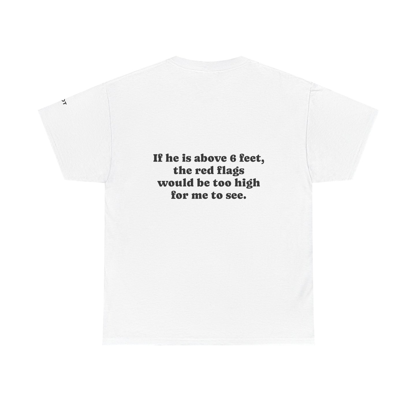 If he is above 6 feet, the red flags would be too high for me to see. - The Voice