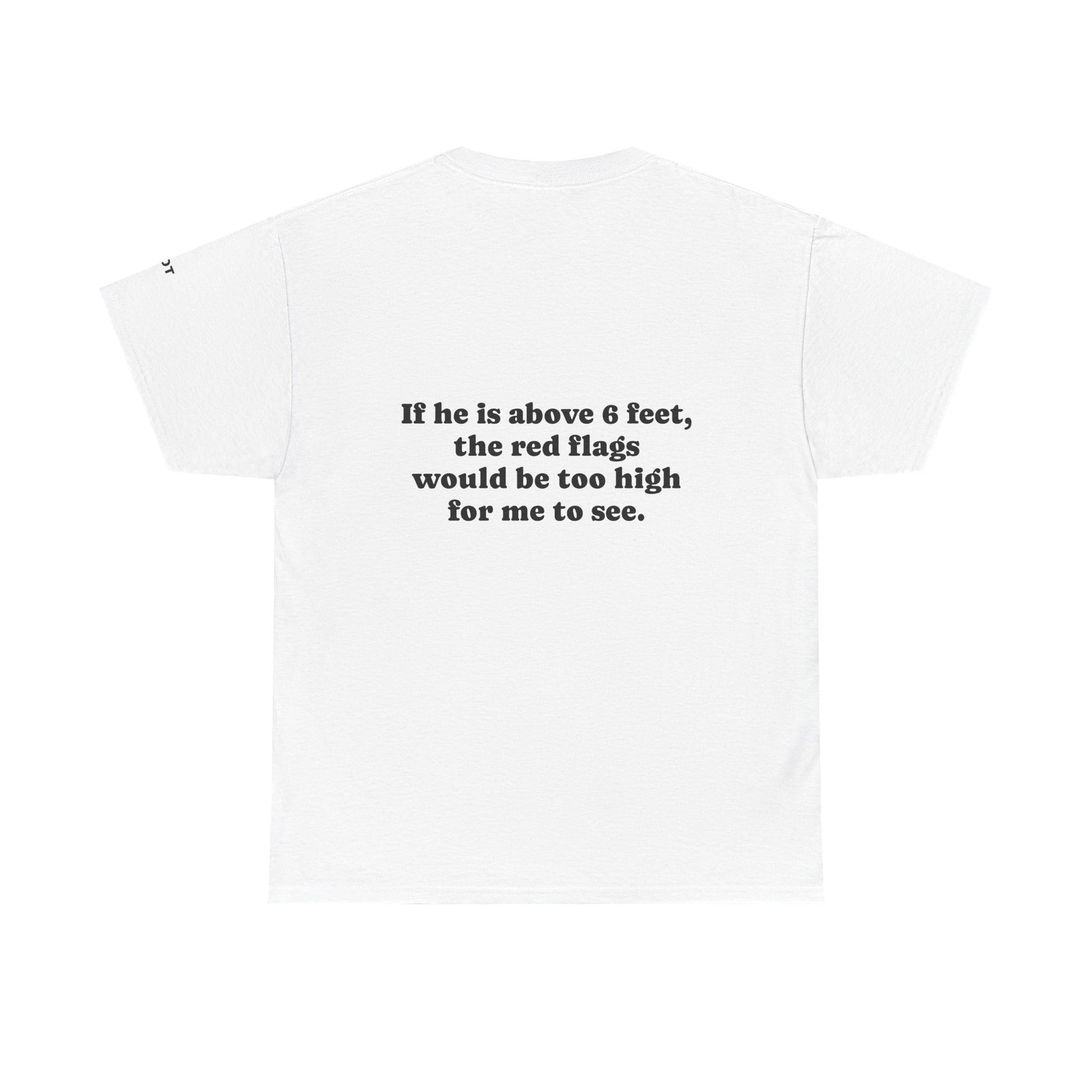 If he is above 6 feet, the red flags would be too high for me to see. - The Voice