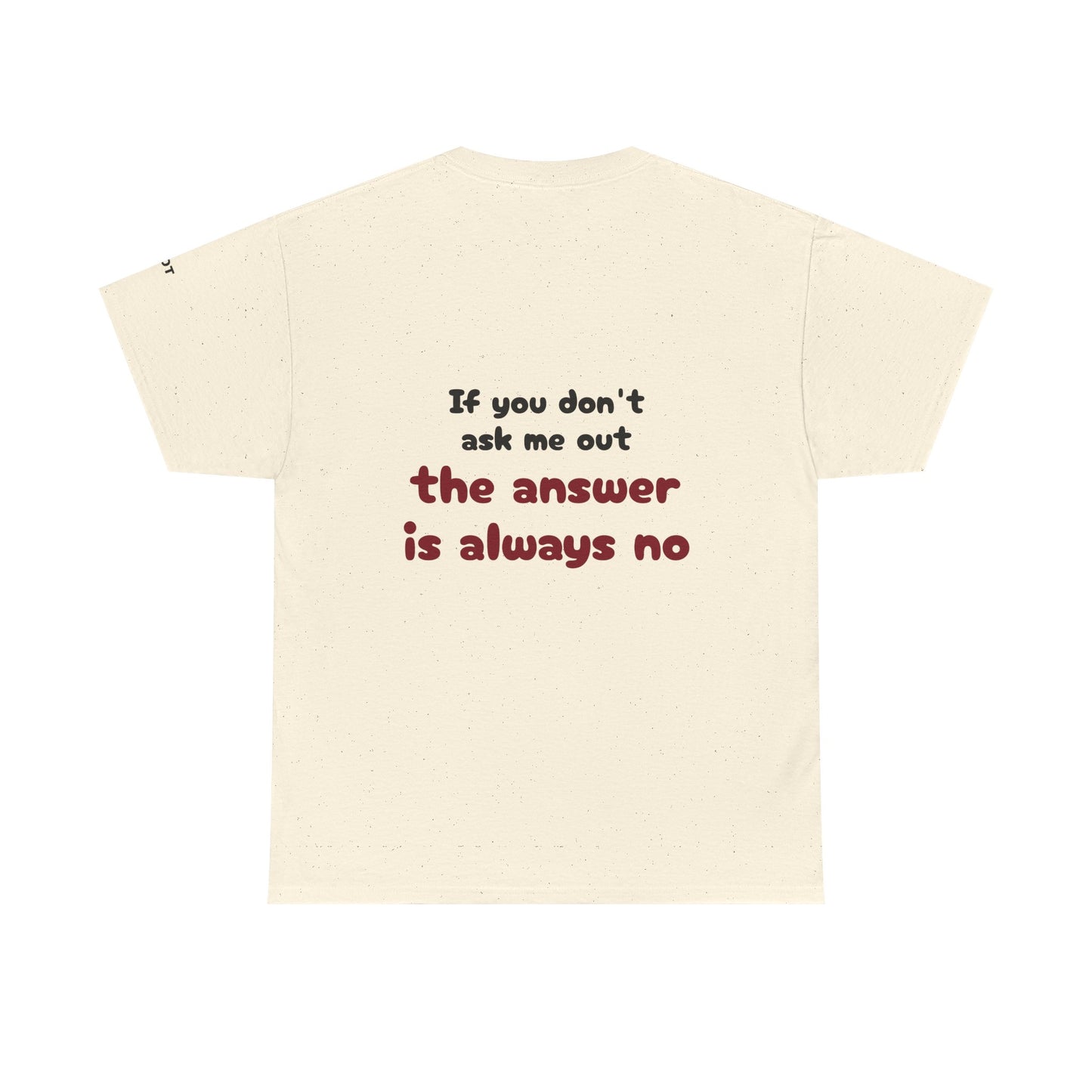 If you don't ask me out, the answer is always no - The Voice