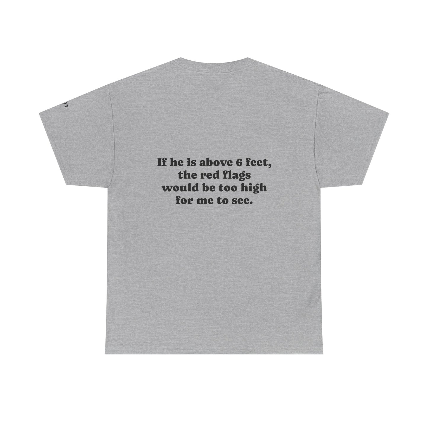 If he is above 6 feet, the red flags would be too high for me to see. - The Voice