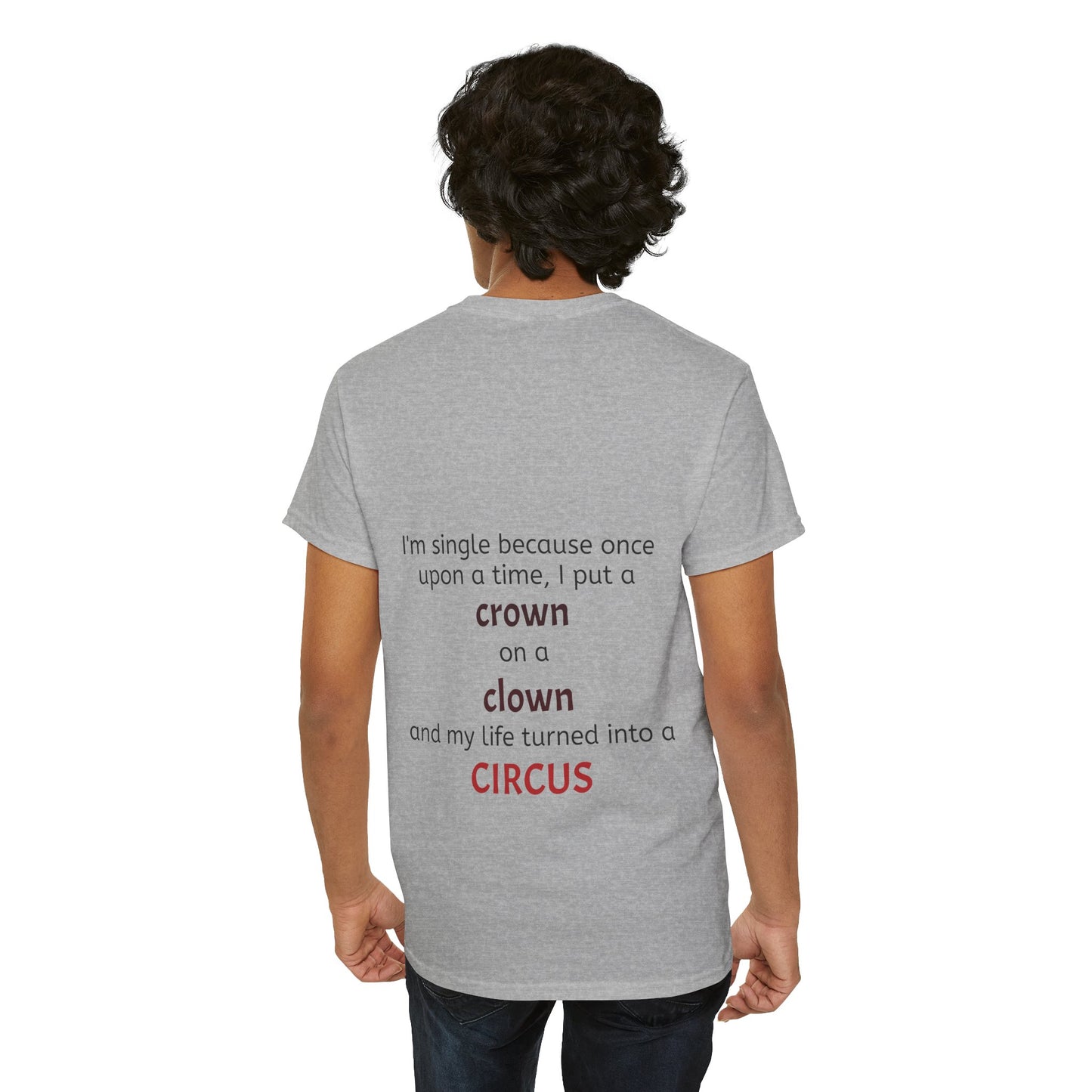 I'm single because once upon a time, I put a crown on a clown and my life turned into a circus - The Voice