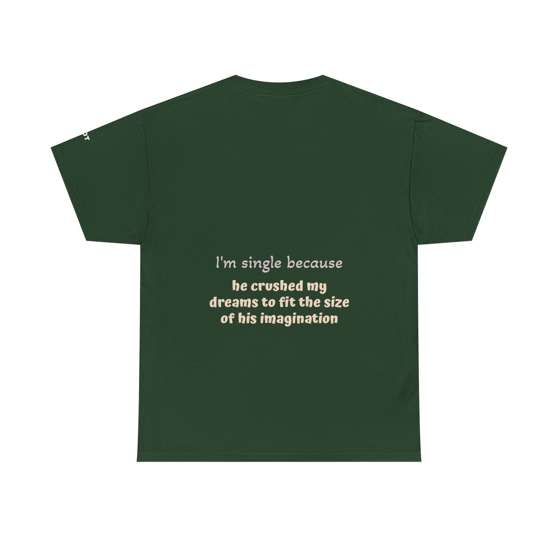 I'm single because he crushed my dreams to fit the size of his imagination - The Voice