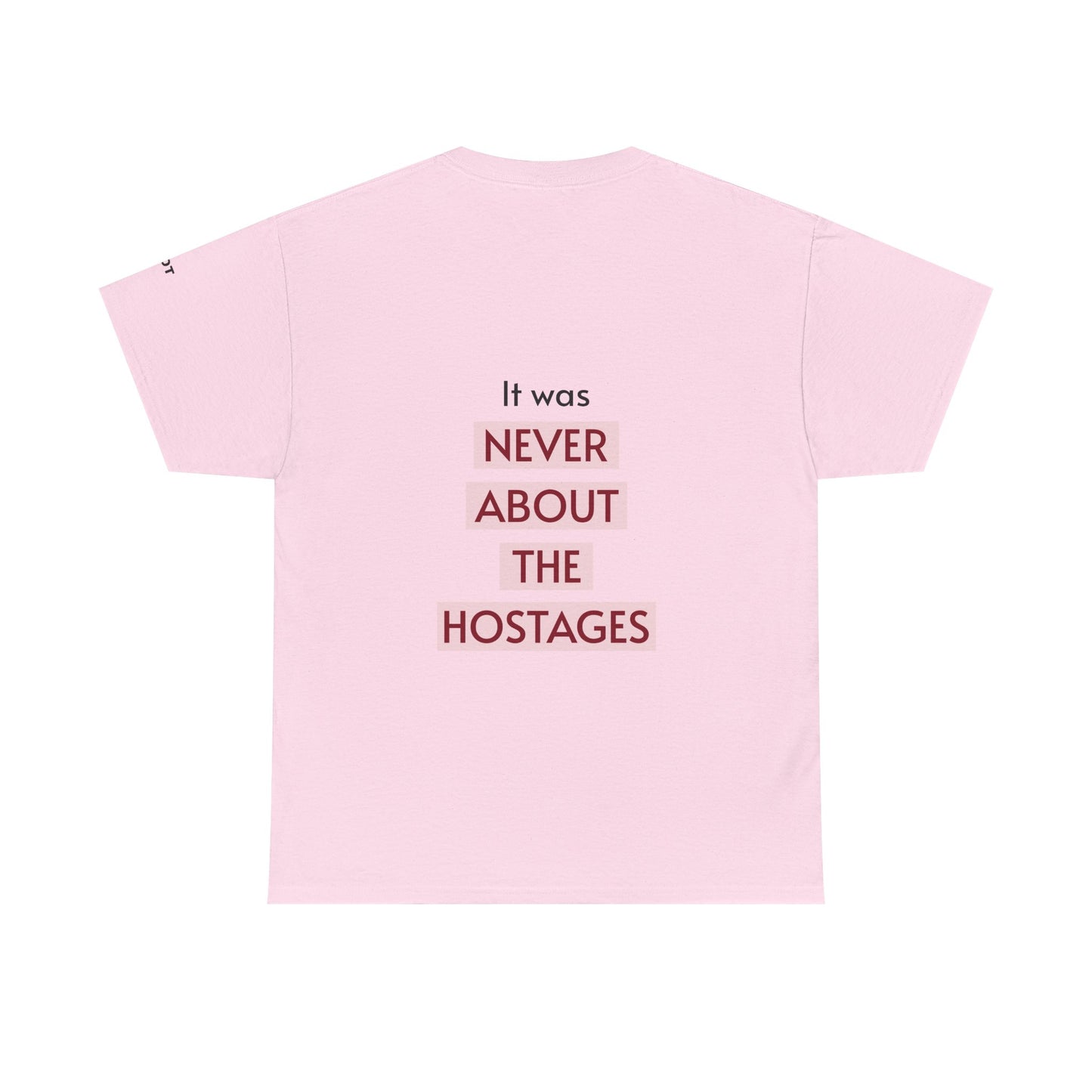 It was never about the hostages