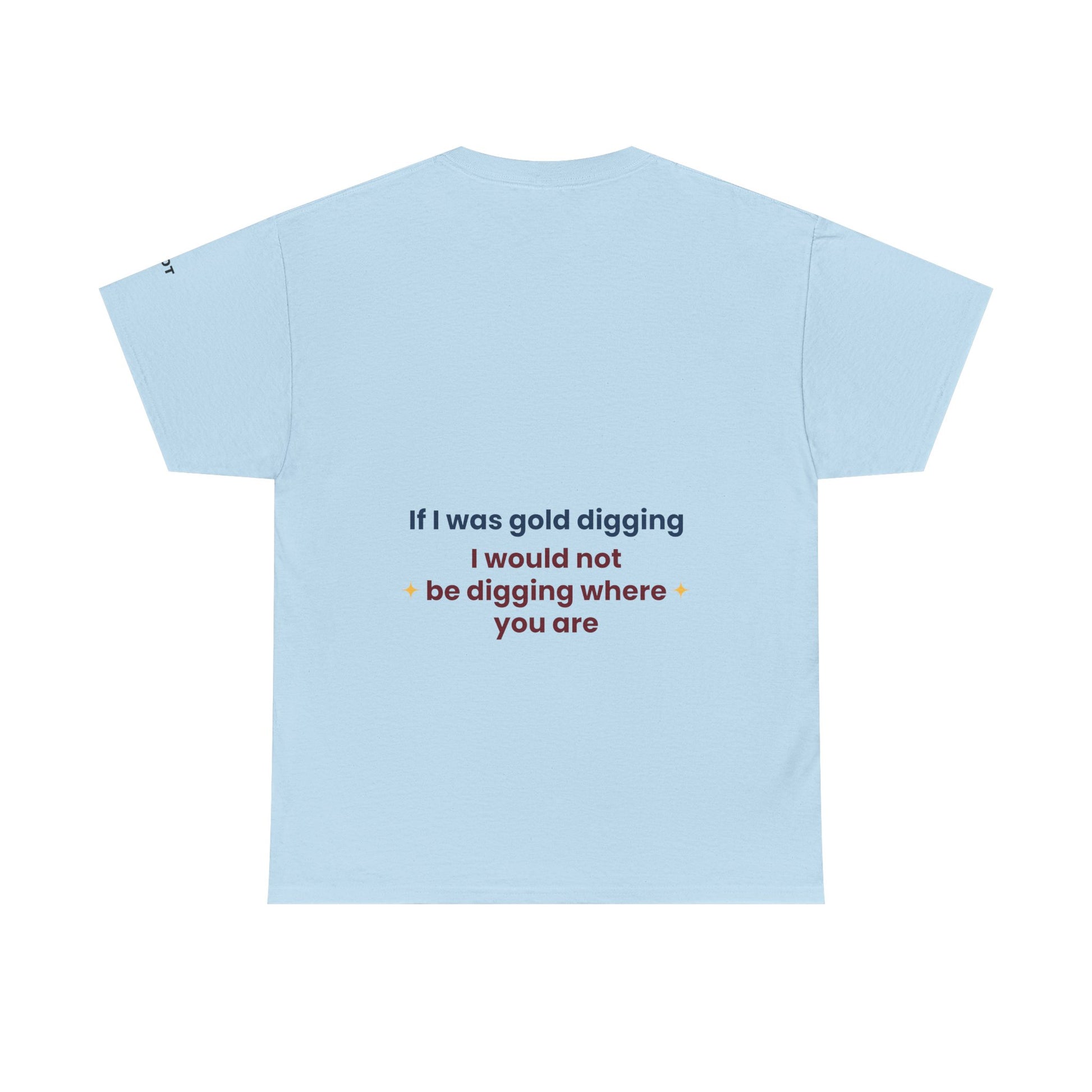 If I was gold digging, I would not be digging where you are - The Voice