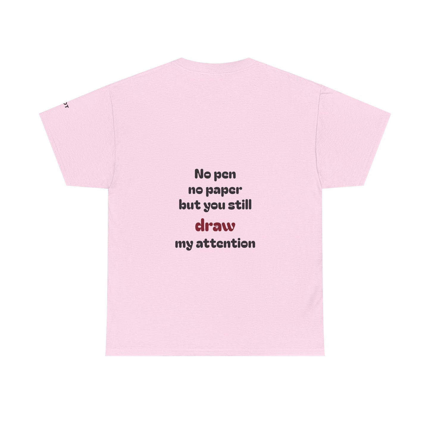 No pen, no paper, but you still draw my attention - The Voice