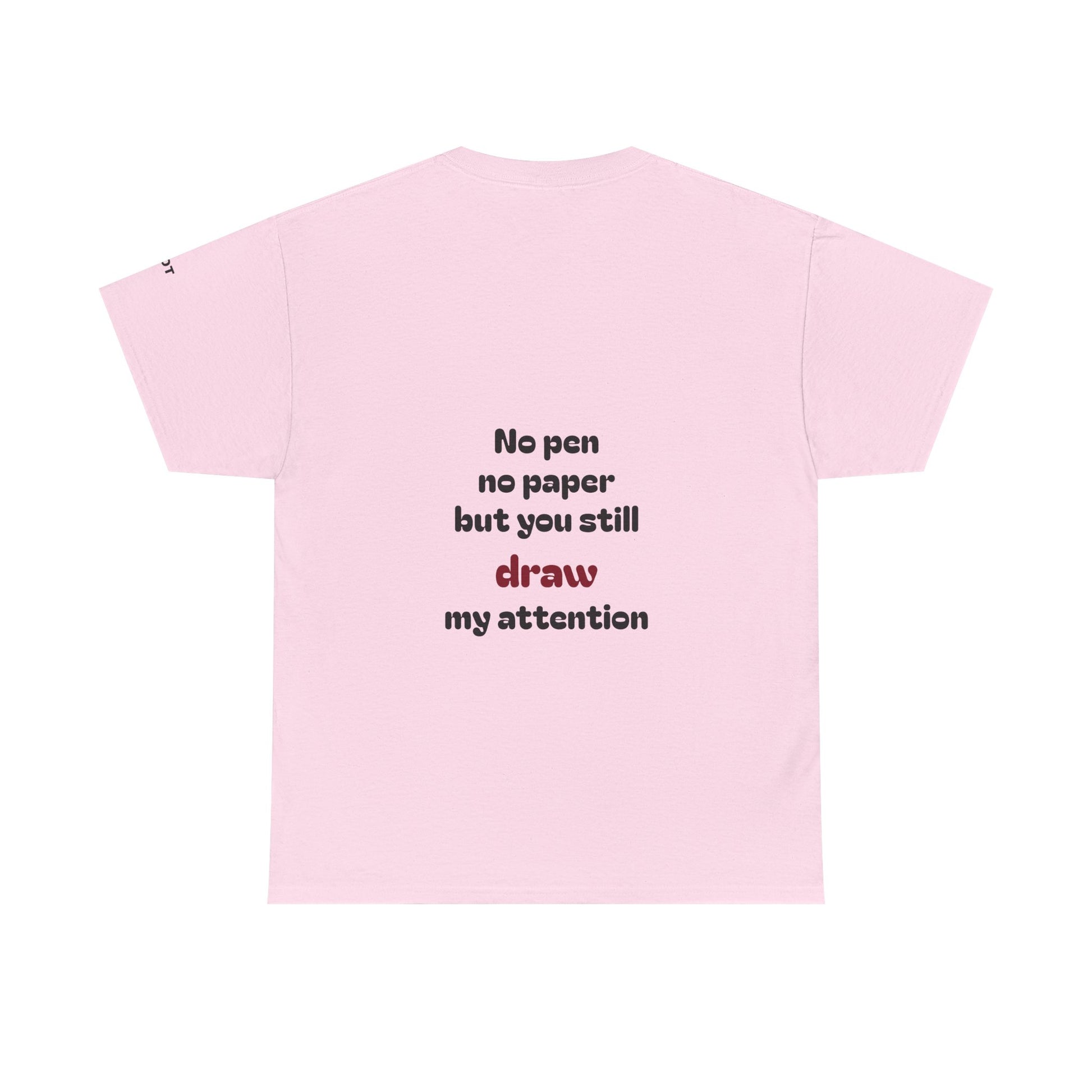 No pen, no paper, but you still draw my attention - The Voice