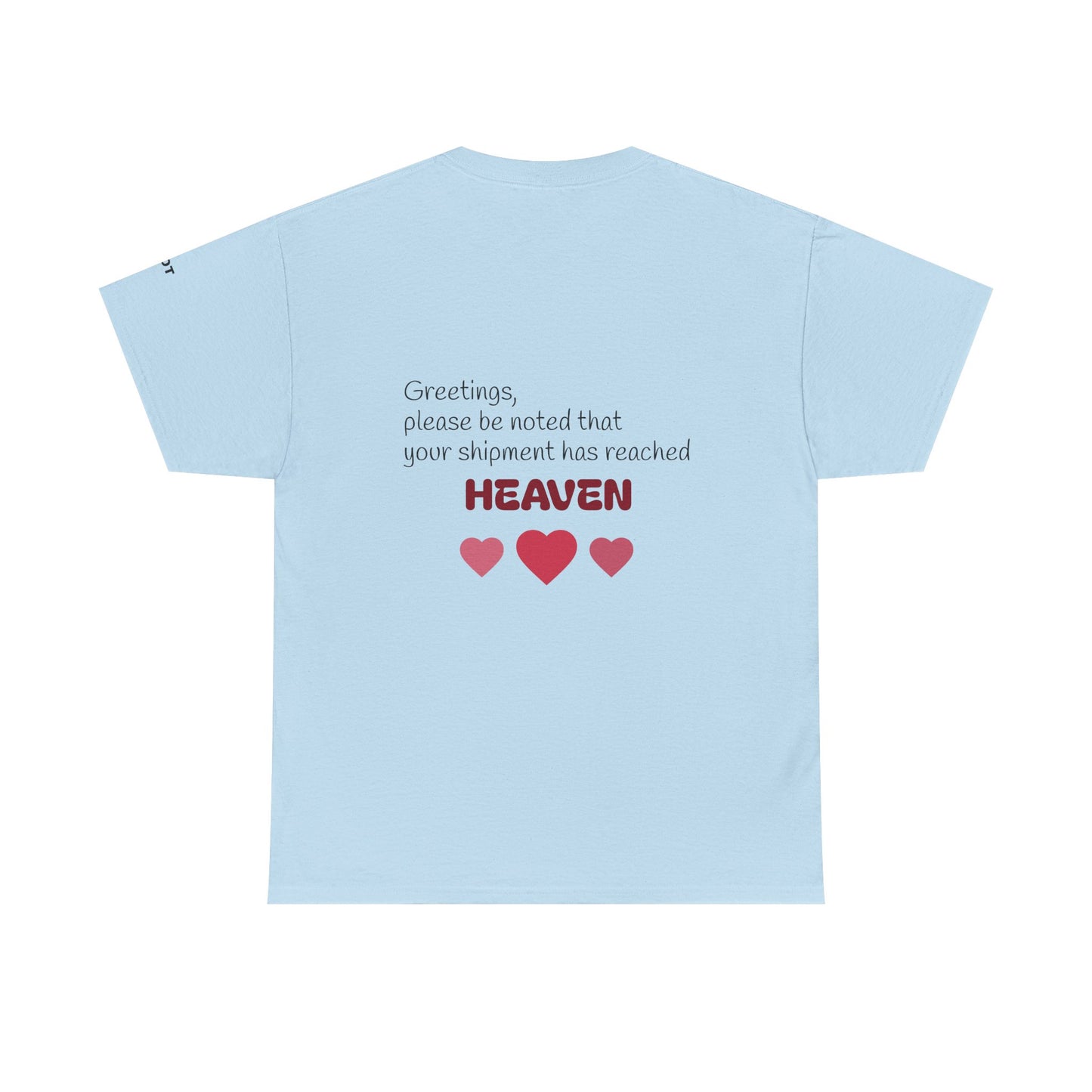 Greetings, please be noted that your shipment has reached heaven - The Voice