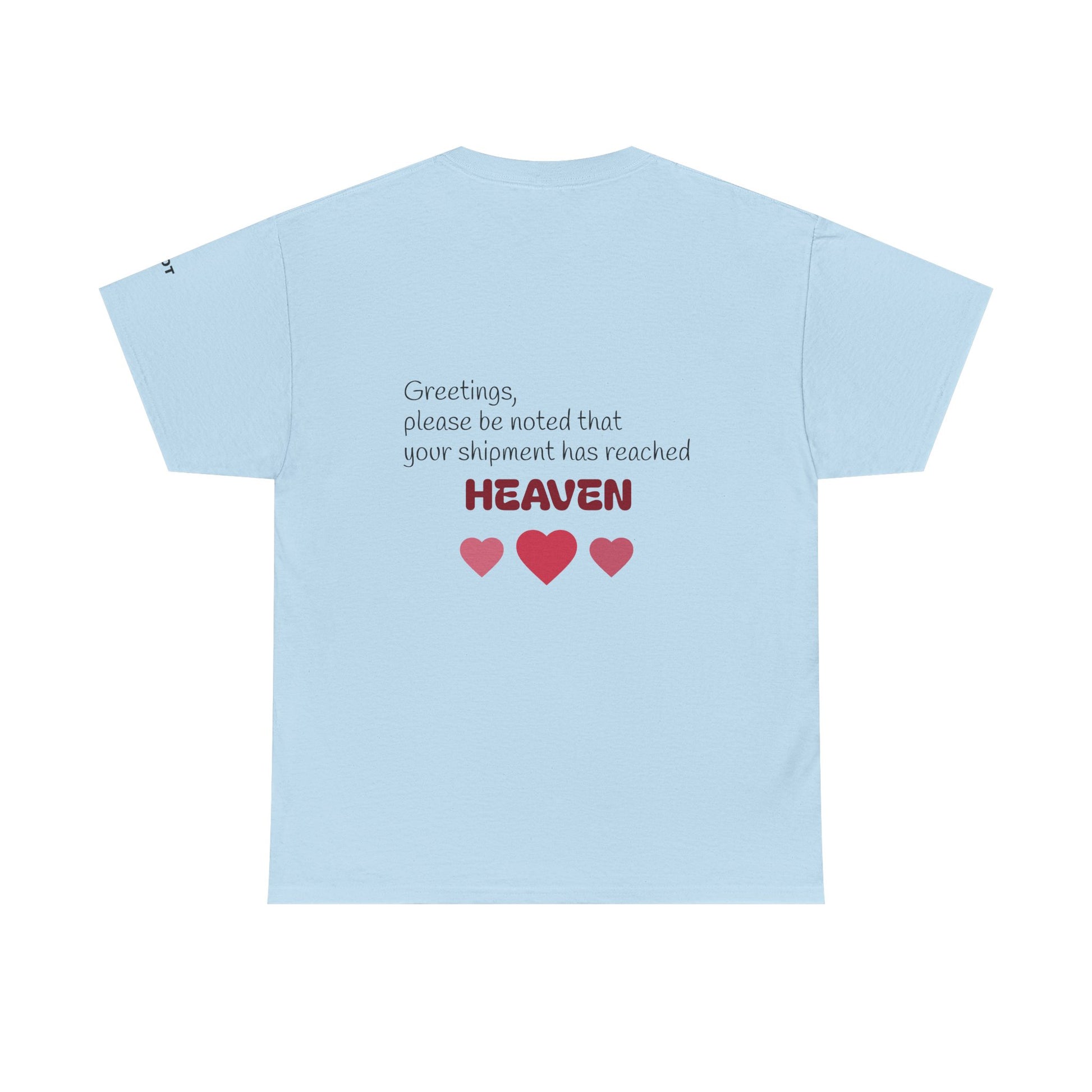 Greetings, please be noted that your shipment has reached heaven - The Voice