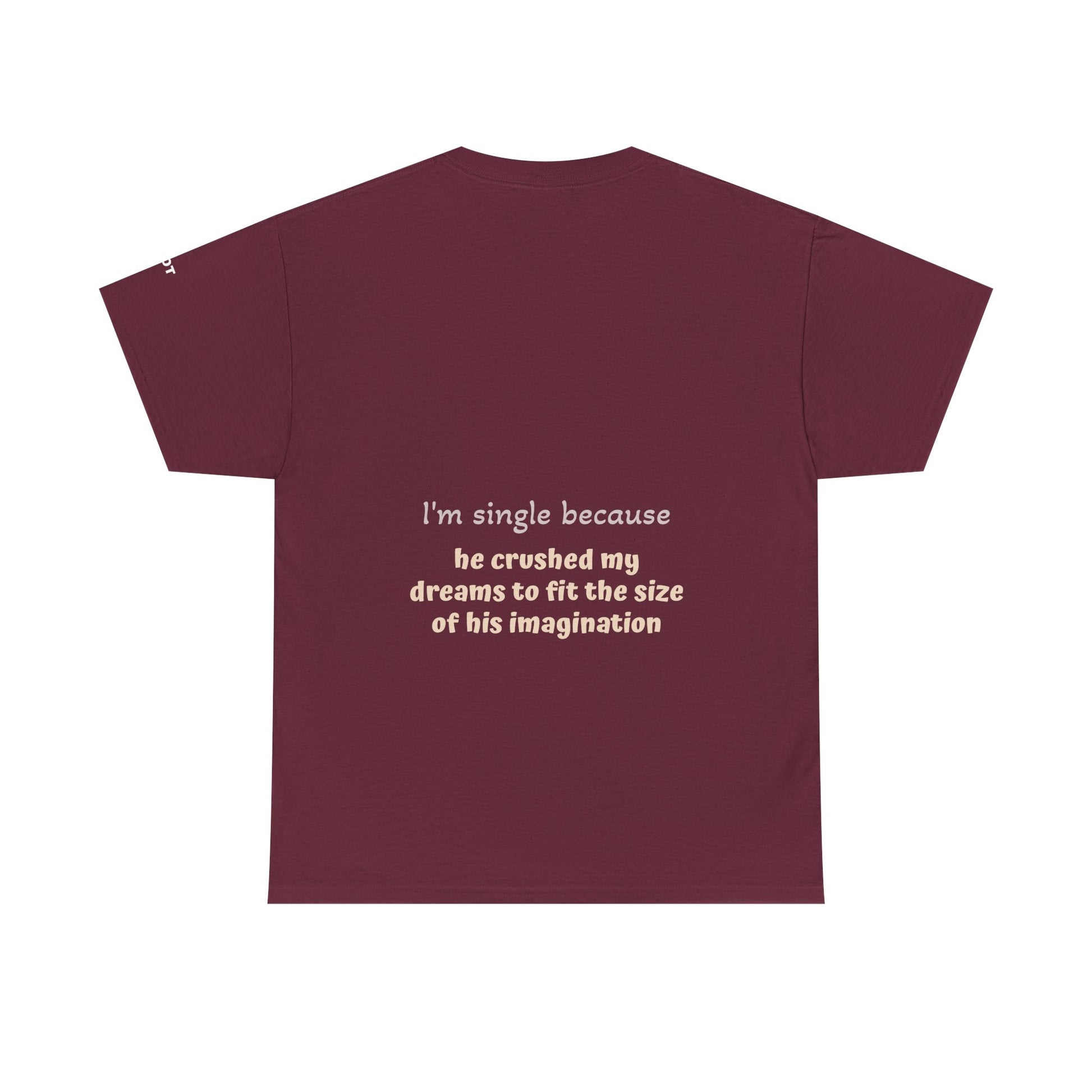 I'm single because he crushed my dreams to fit the size of his imagination - The Voice