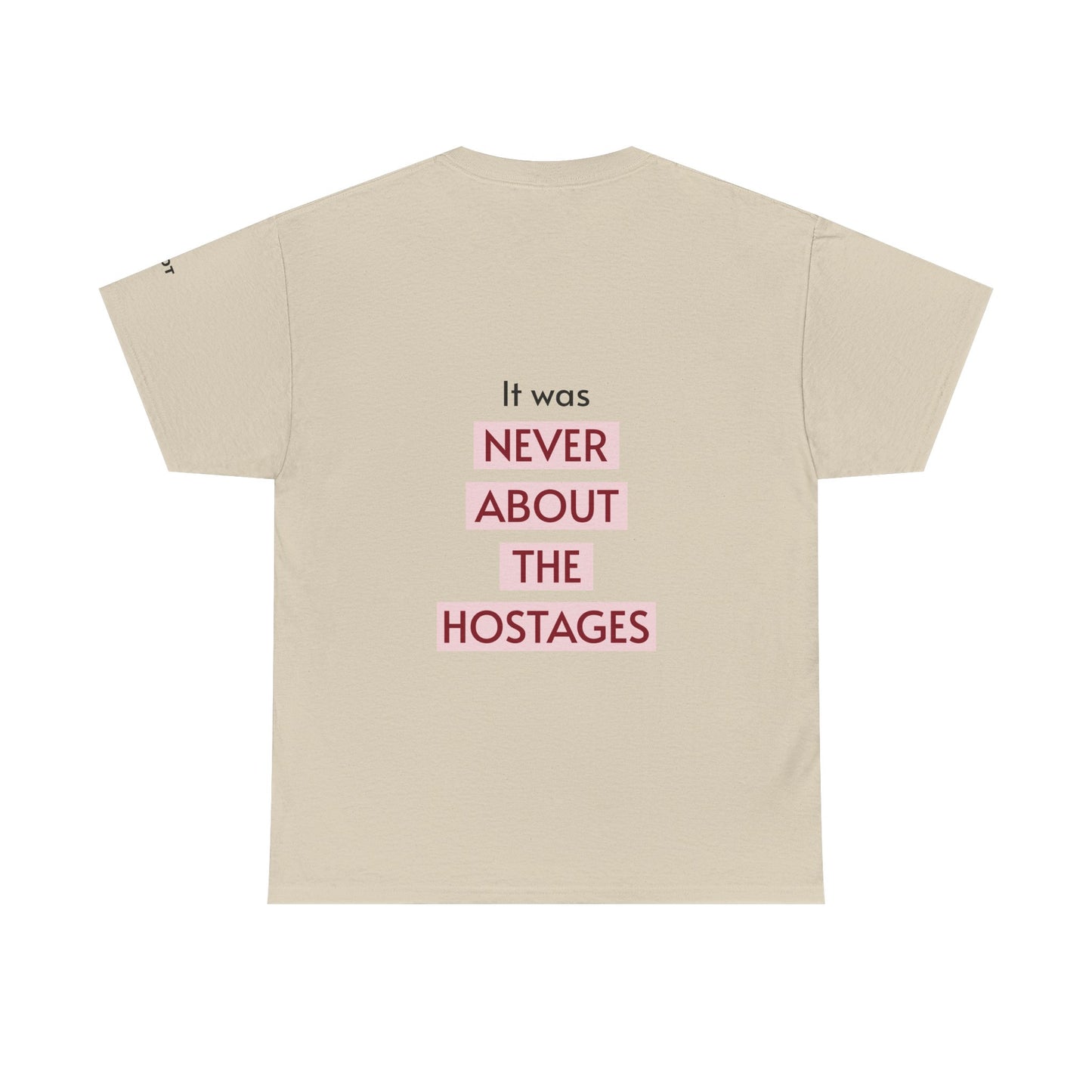 It was never about the hostages