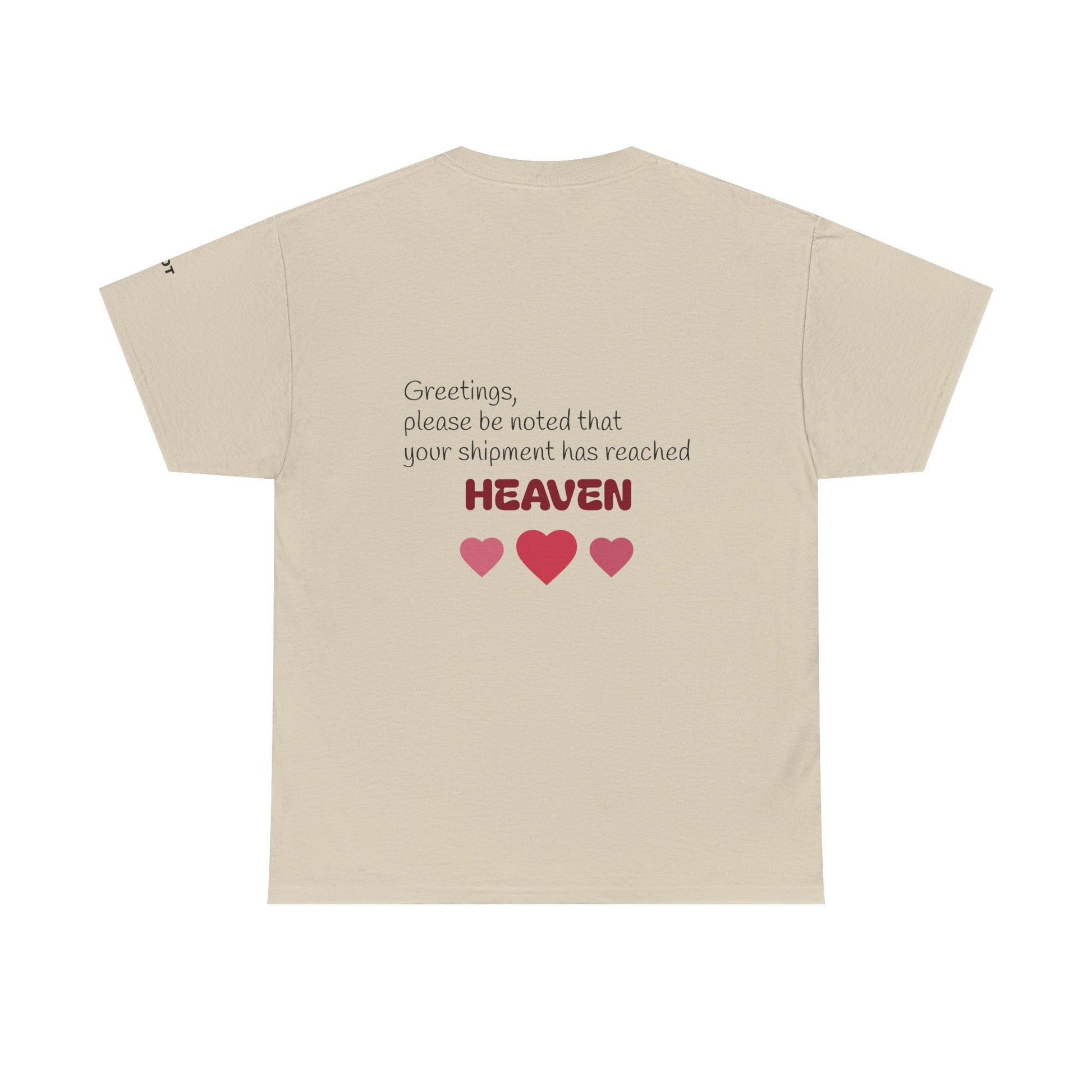 Greetings, please be noted that your shipment has reached heaven - The Voice